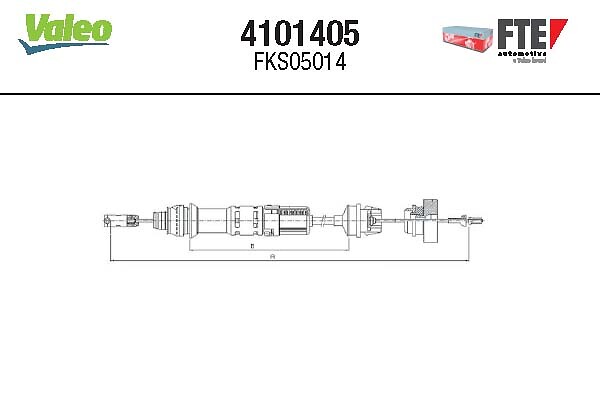 FTE Koblingskabel 4101405 for PEUGEOT