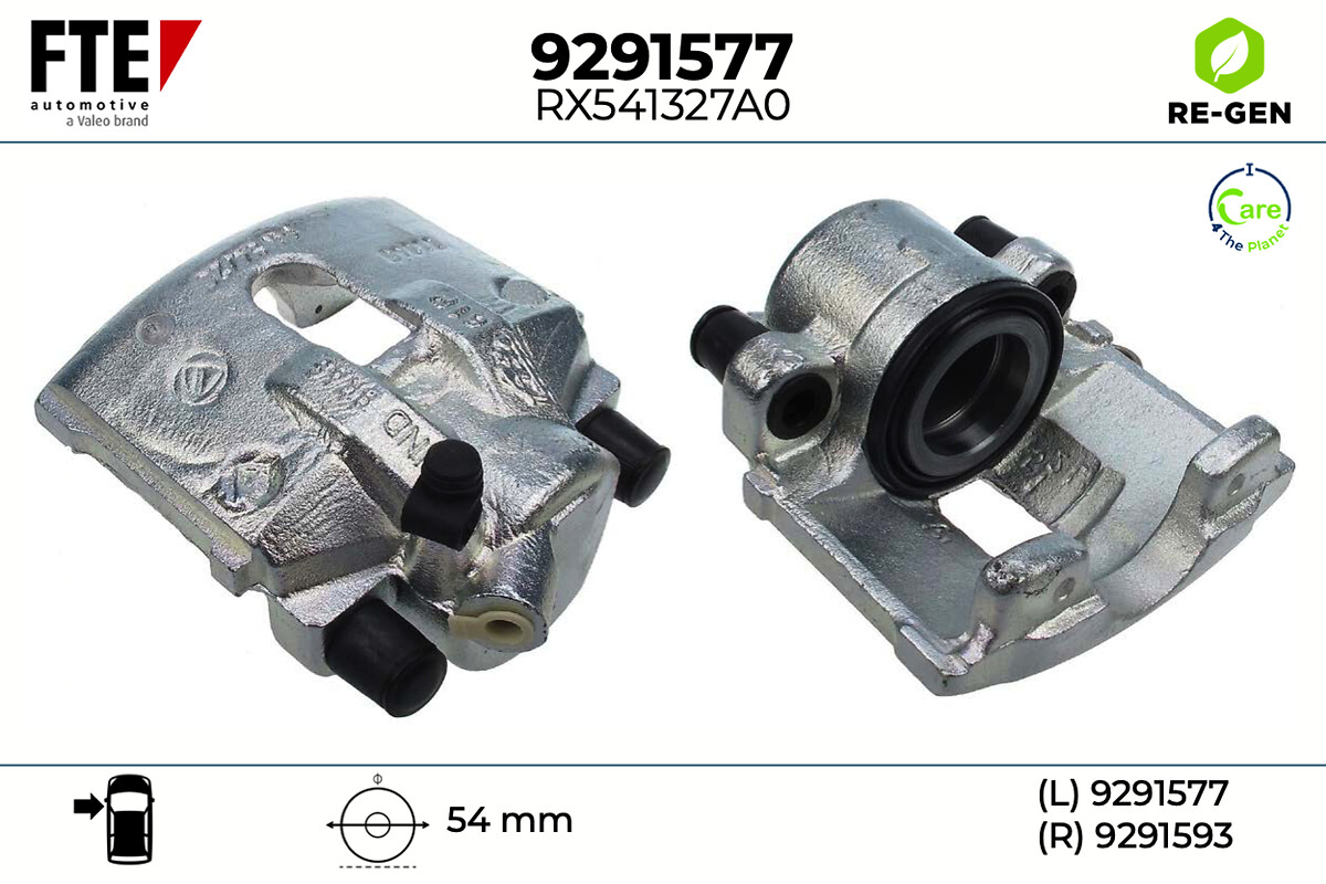 FTE Bremsekaliper 9291577 for FIAT