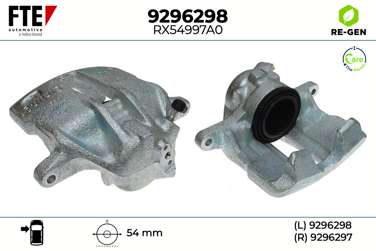 FTE Bremsekaliper 9296298 for VW