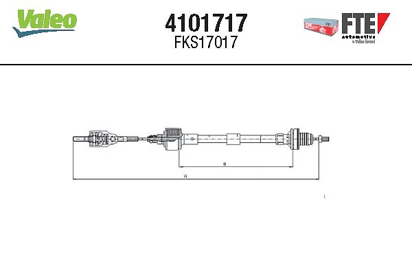 FTE Koblingskabel 4101717 for OPEL VAUXHALL