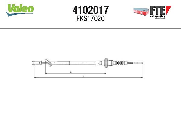 FTE Koblingskabel 4102017 for DAEWOO