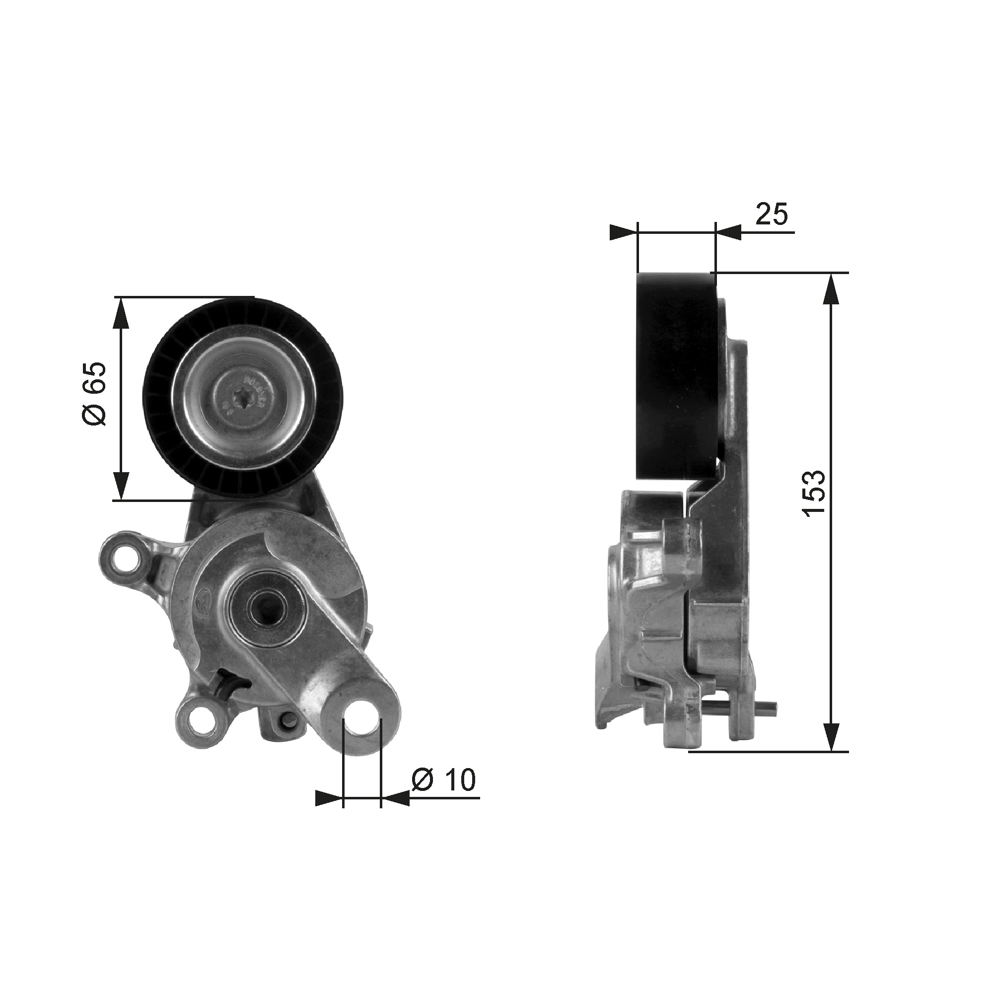 GATES Remstrammer, kilerem t38209 for VW