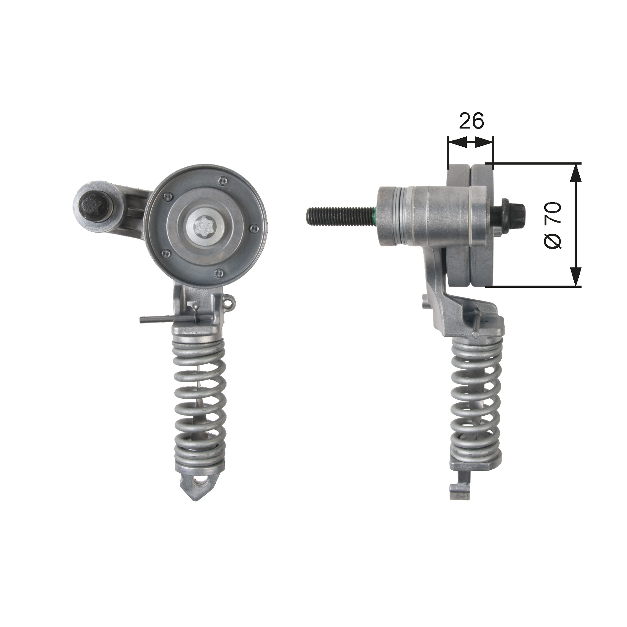 GATES Remstrammer, kilerem t38344 for VAUXHALL BUICK CHEVROLET SUZUKI