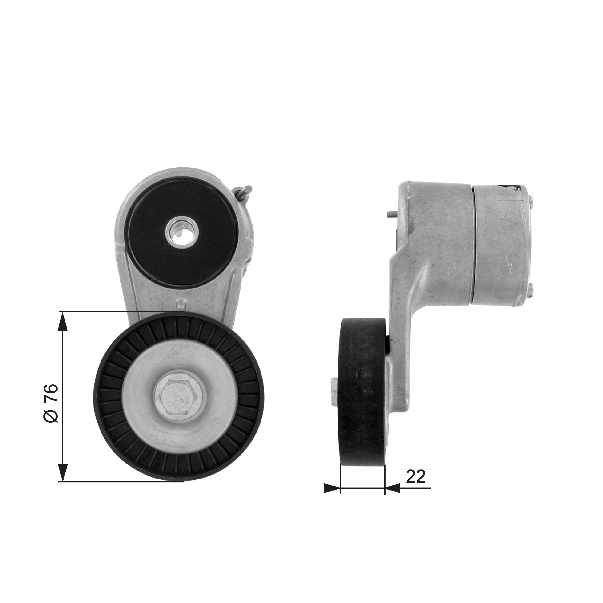 GATES Remstrammer, kilerem t38212 for OPEL VAUXHALL CHEVROLET