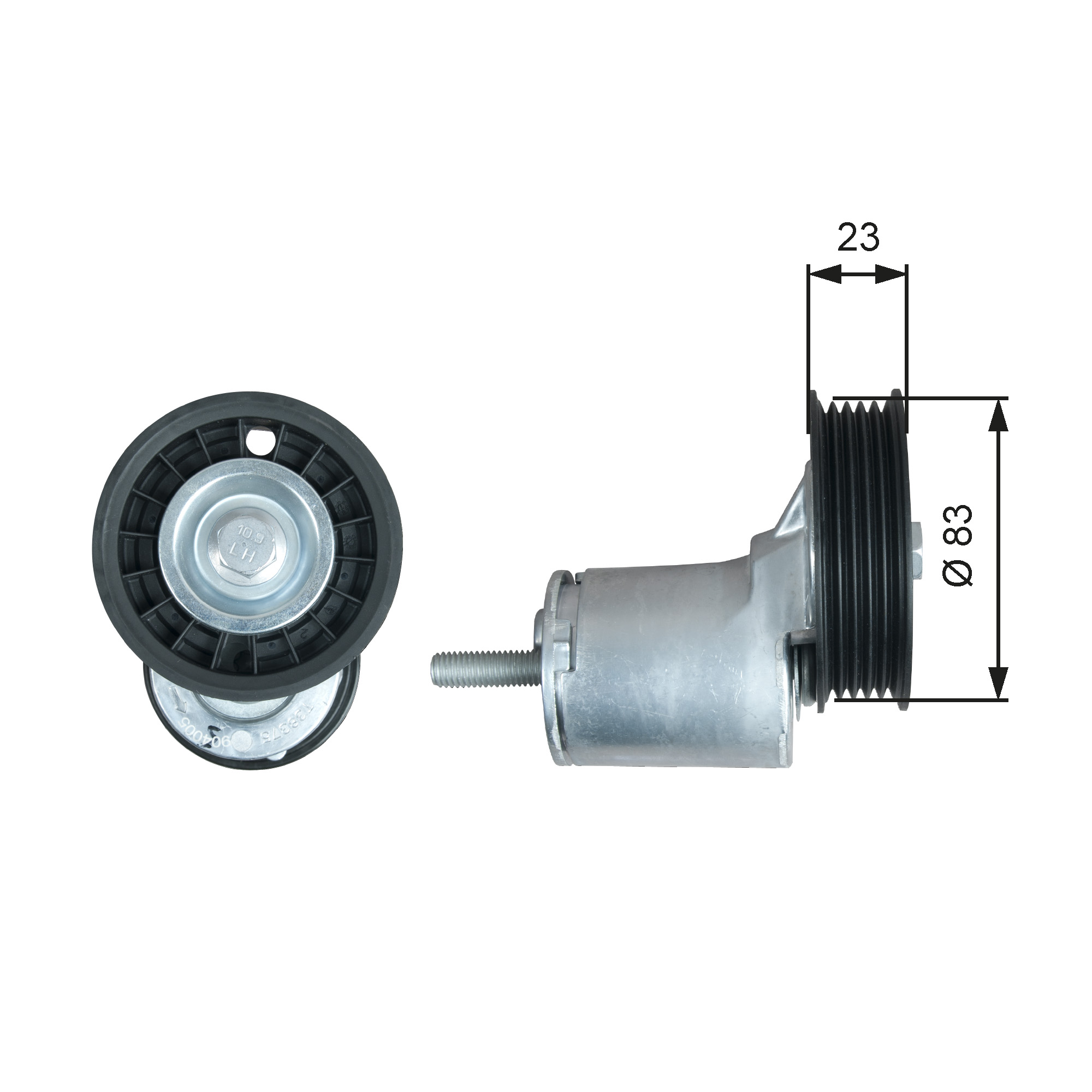 GATES Remstrammer, kilerem t38375 for VW