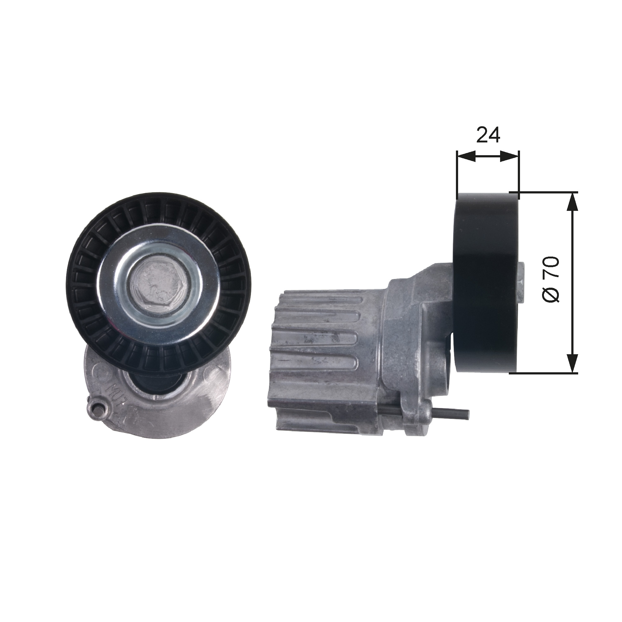 GATES Remstrammer, kilerem t38427 for VW AUDI