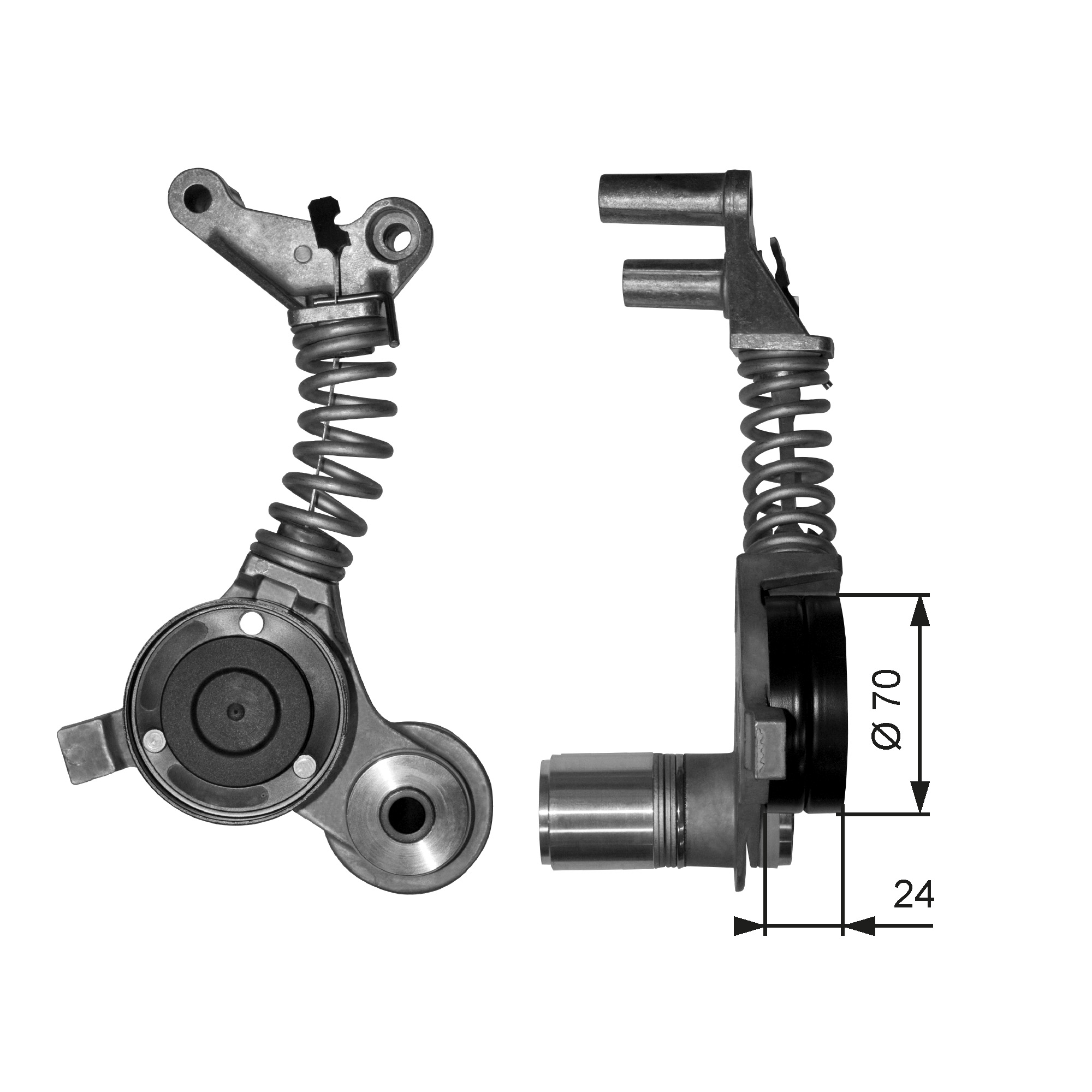 GATES Remstrammer, kilerem t38406 for AUDI
