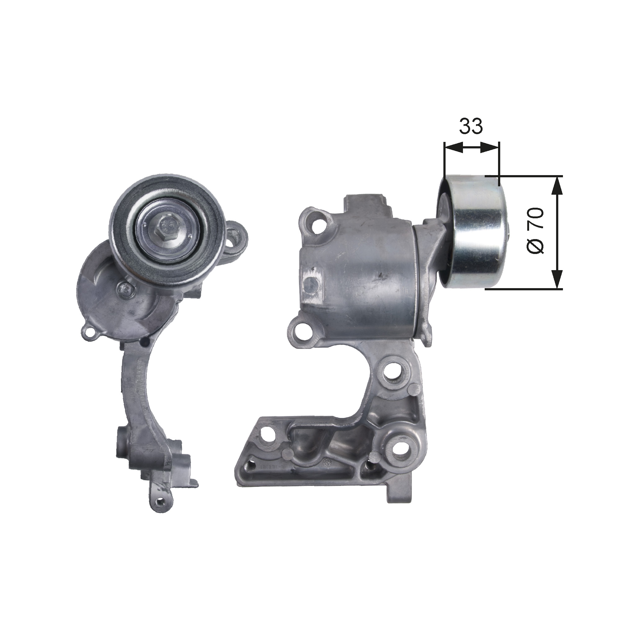 GATES Remstrammer, kilerem t38411 for TOYOTA