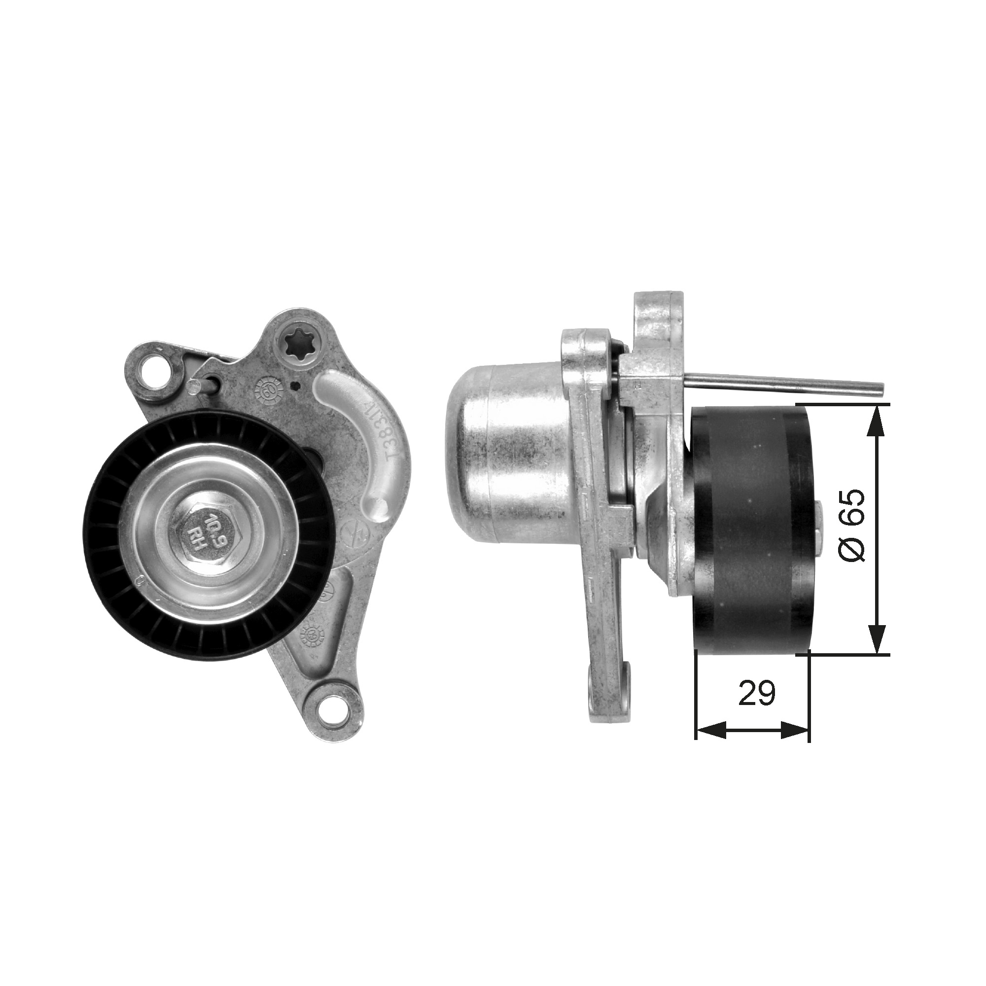 GATES Remstrammer, kilerem t38311 for NISSAN RENAULT VAUXHALL