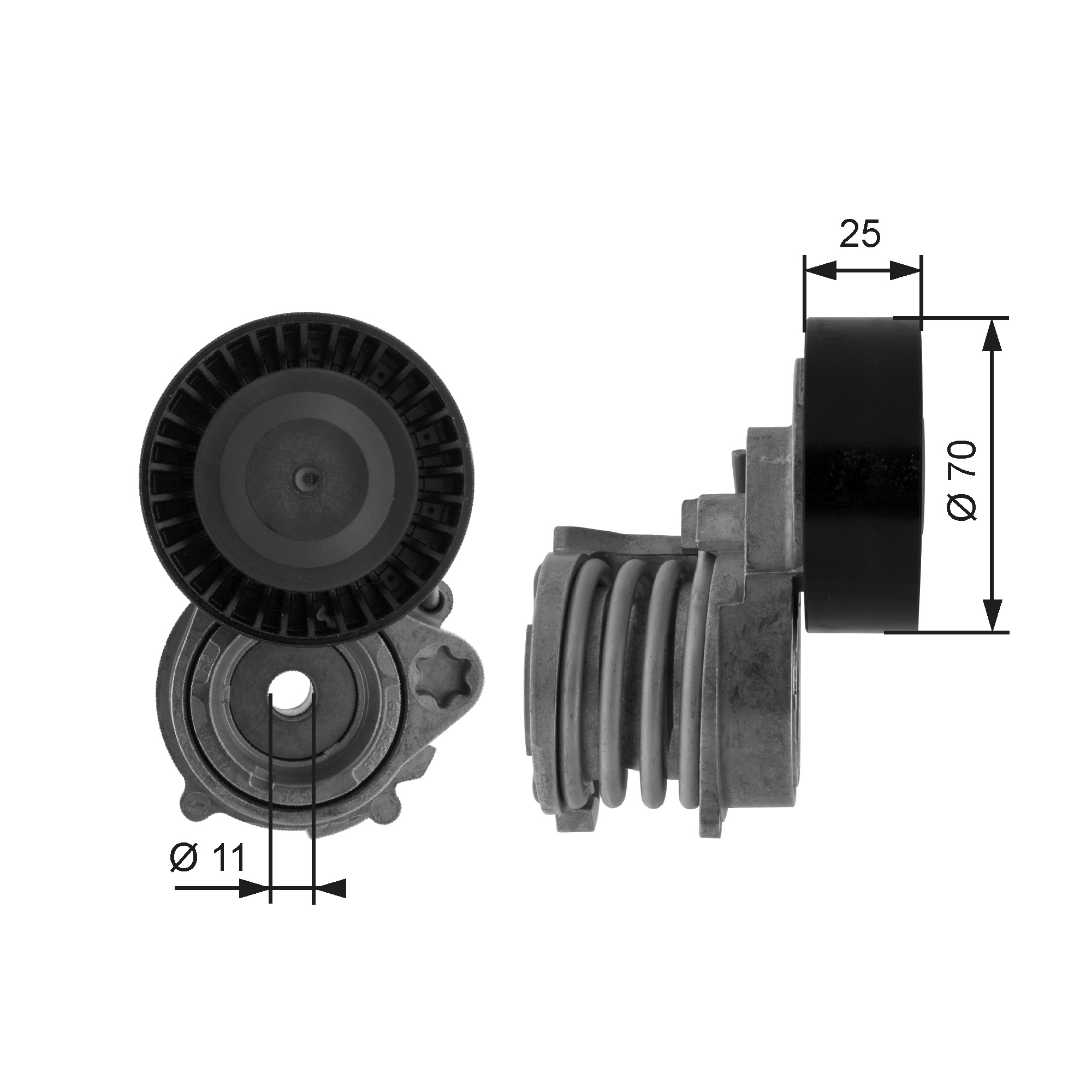 GATES Remstrammer, kilerem t38384 for BMW