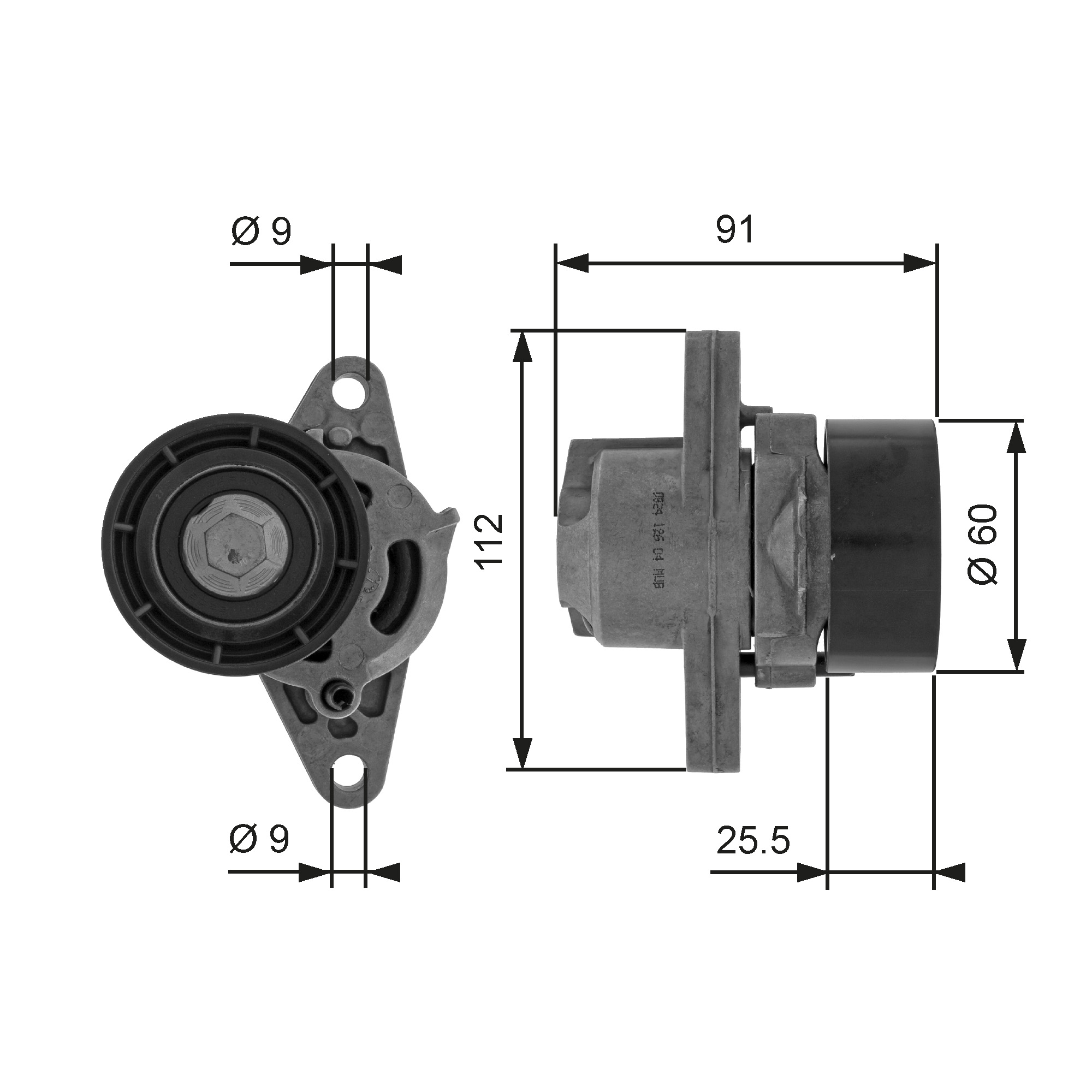 GATES Remstrammer, kilerem t38456 for NISSAN DACIA RENAULT