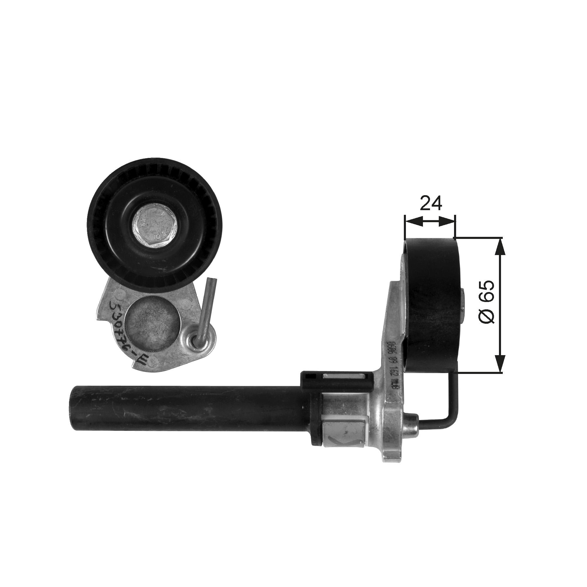 GATES Remstrammer, kilerem t39087 for SKODA (SVW) VW