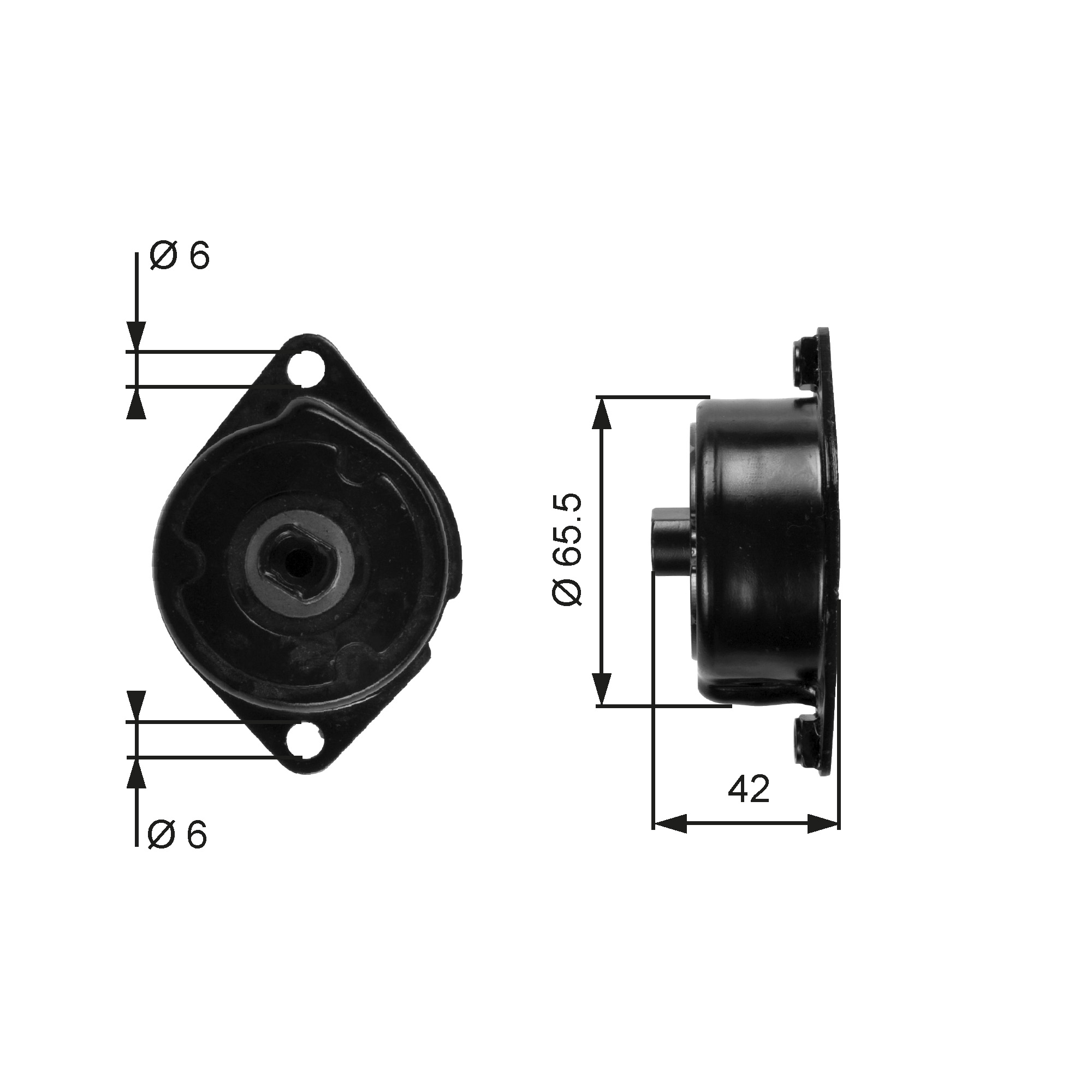 GATES Remstrammer, kilerem t39090 for BMW