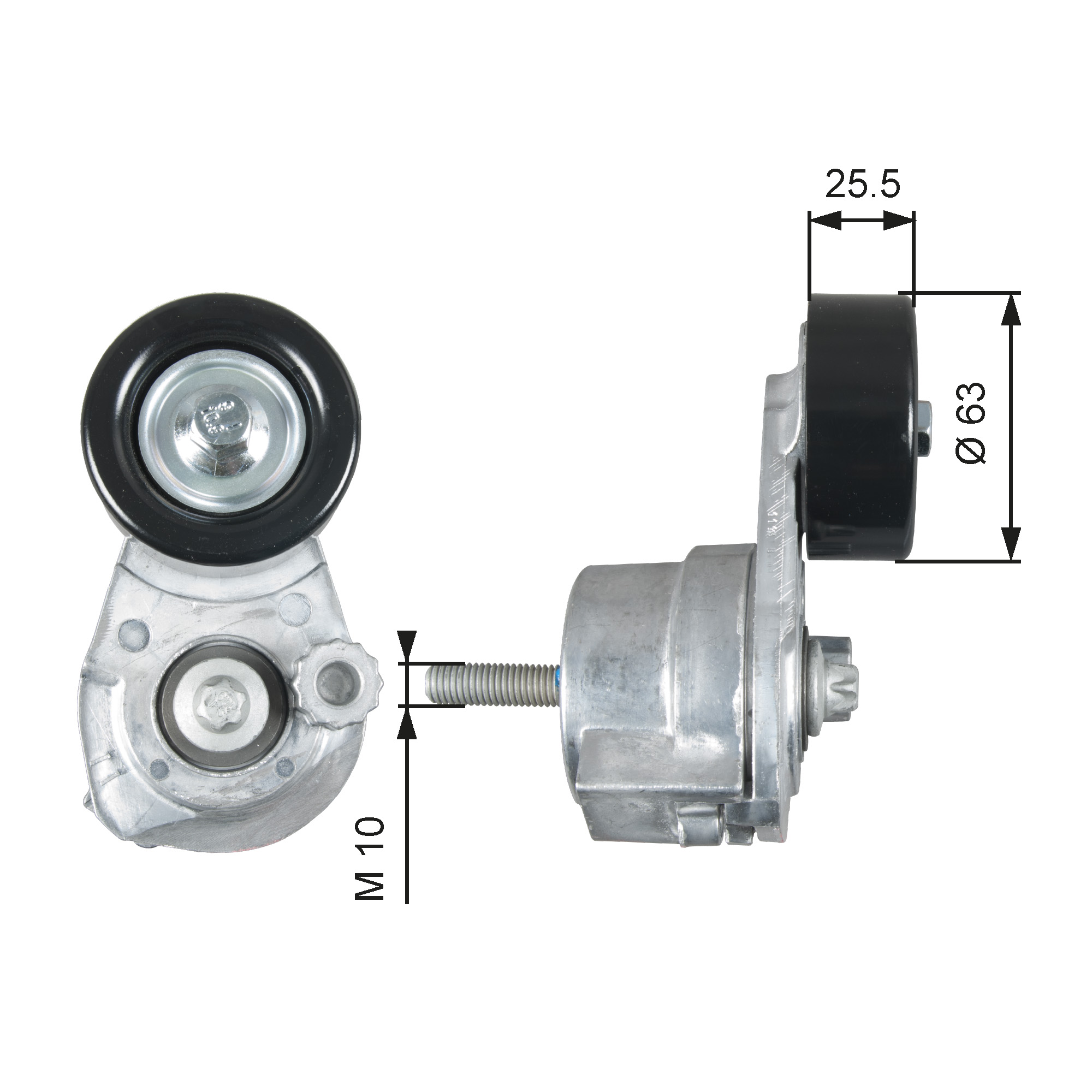 GATES Remstrammer, kilerem t39160 for CHEVROLET
