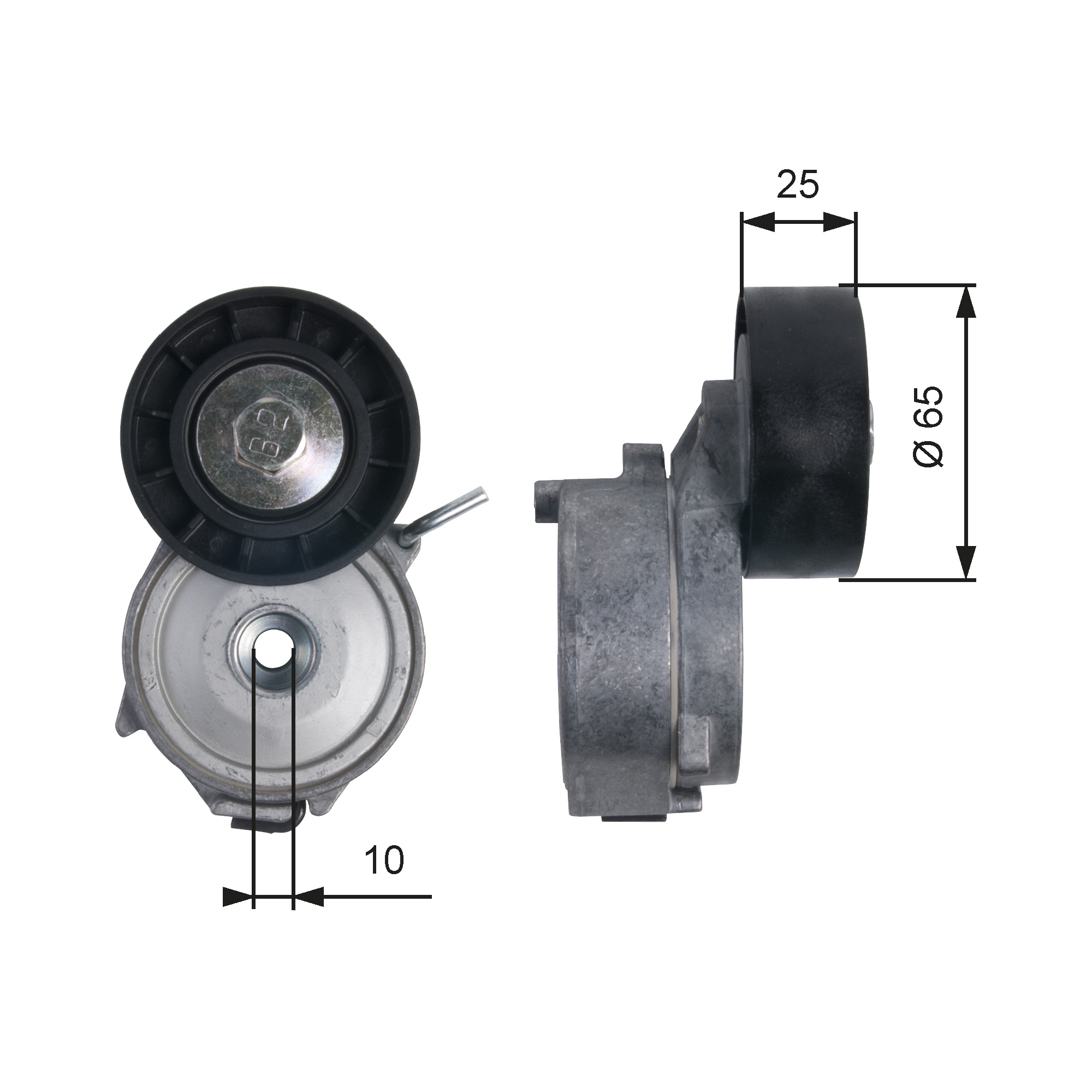 GATES Remstrammer, kilerem t39124 for FORD FORD USA VOLVO PEUGEOT LANCIA MITSUBISHI