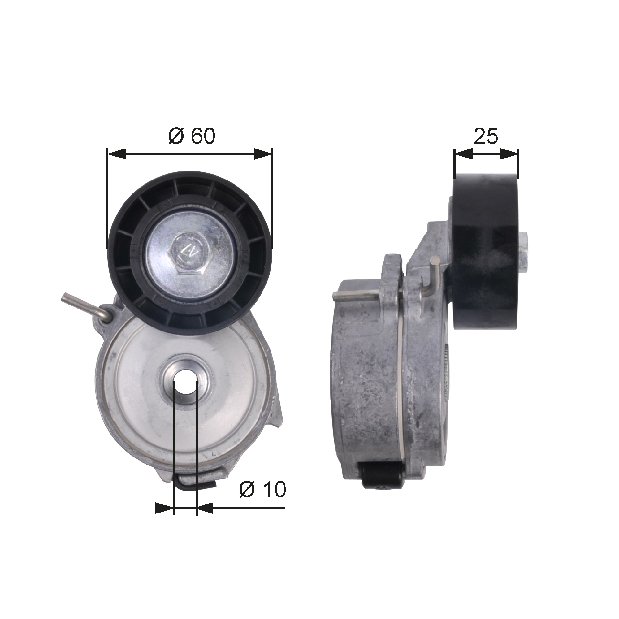 GATES Remstrammer, kilerem t39126 for PEUGEOT