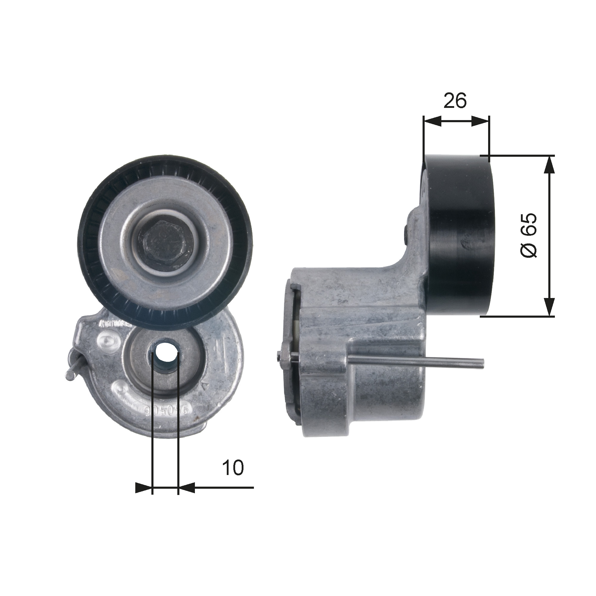 GATES Remstrammer, kilerem t39174 for VAUXHALL JEEP LANCIA FIAT SUZUKI