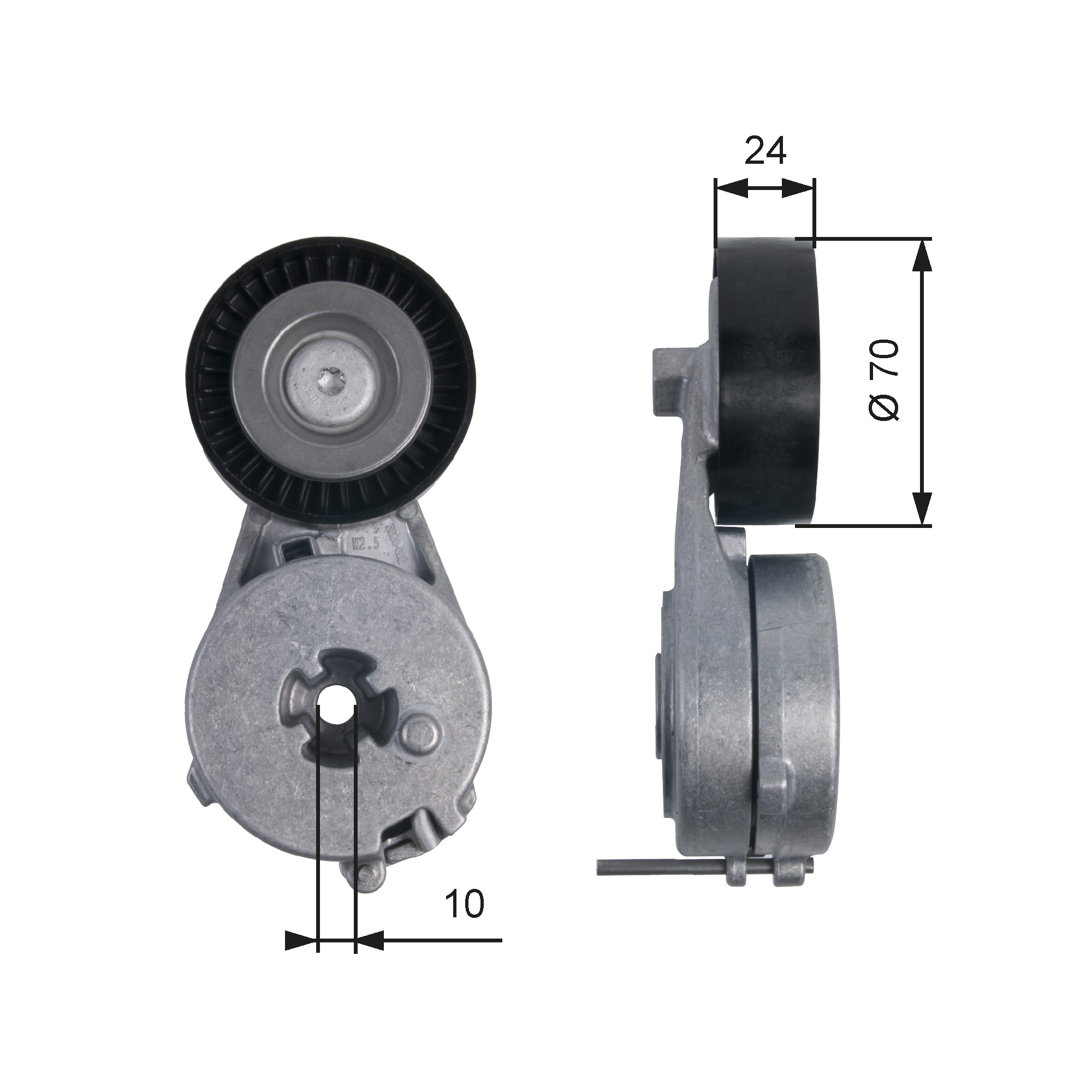 GATES Remstrammer, kilerem t39122 for VW AUDI (FAW)