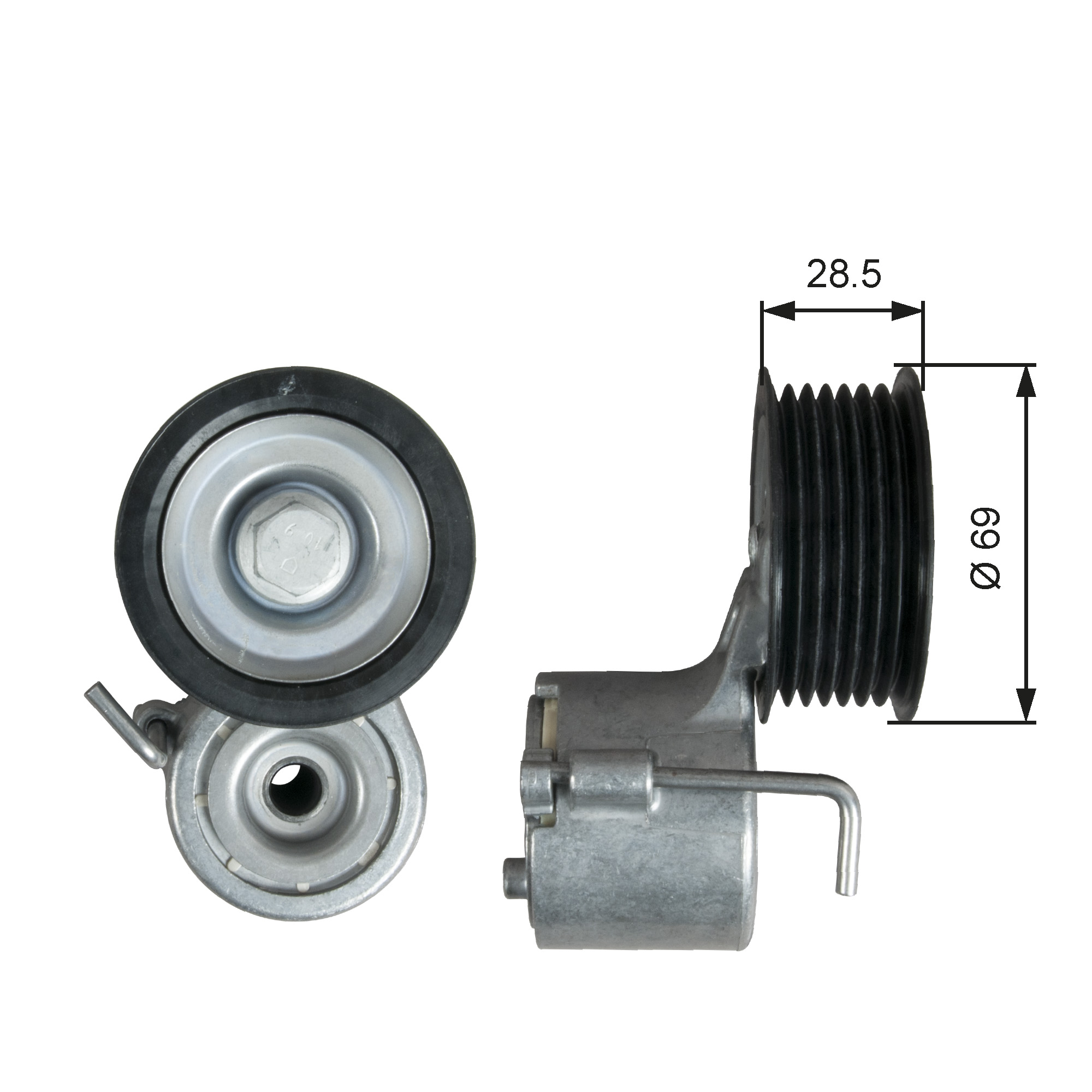 GATES Remstrammer, kilerem t39332 for AUDI VW PORSCHE