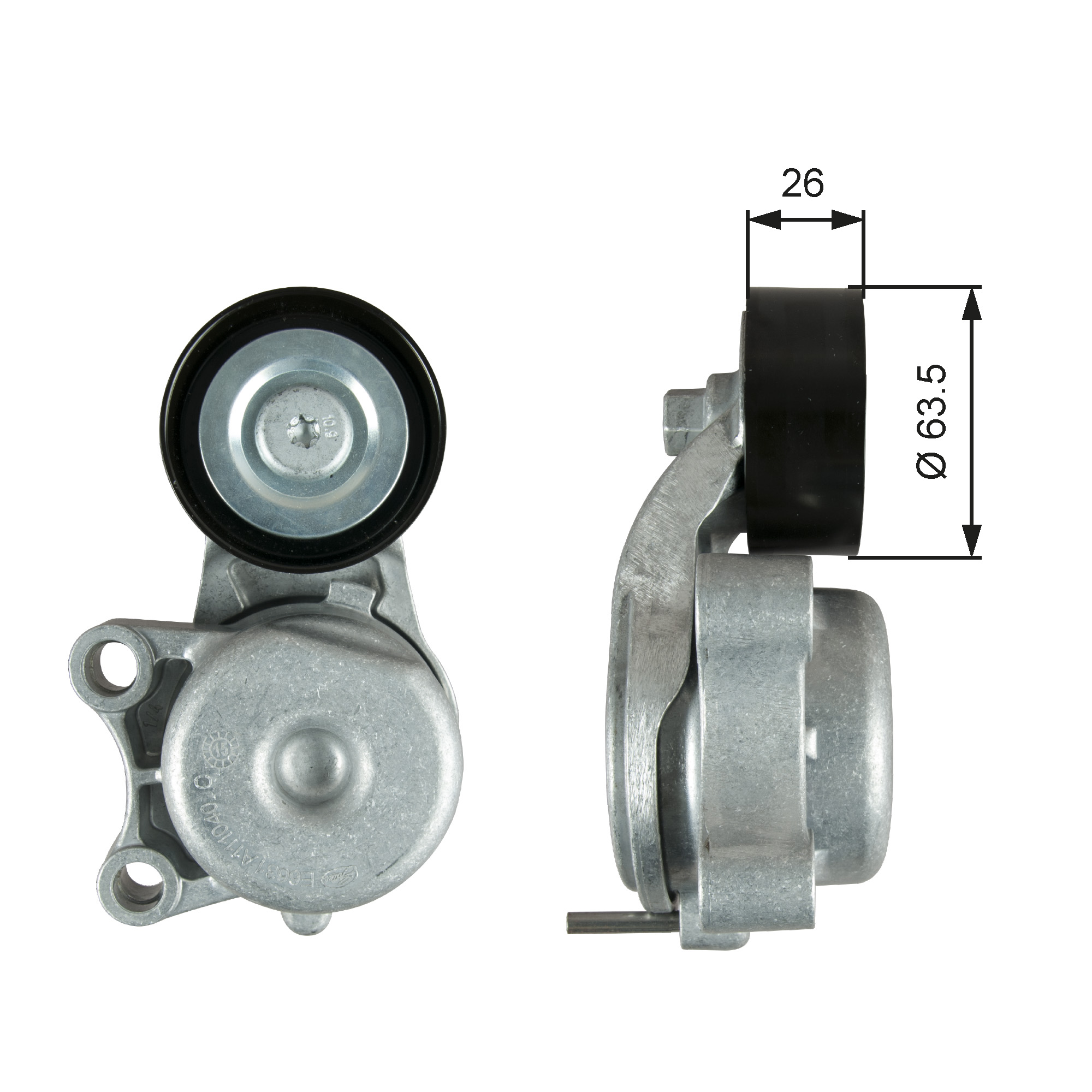 GATES Remstrammer, kilerem t39343 for JEEP