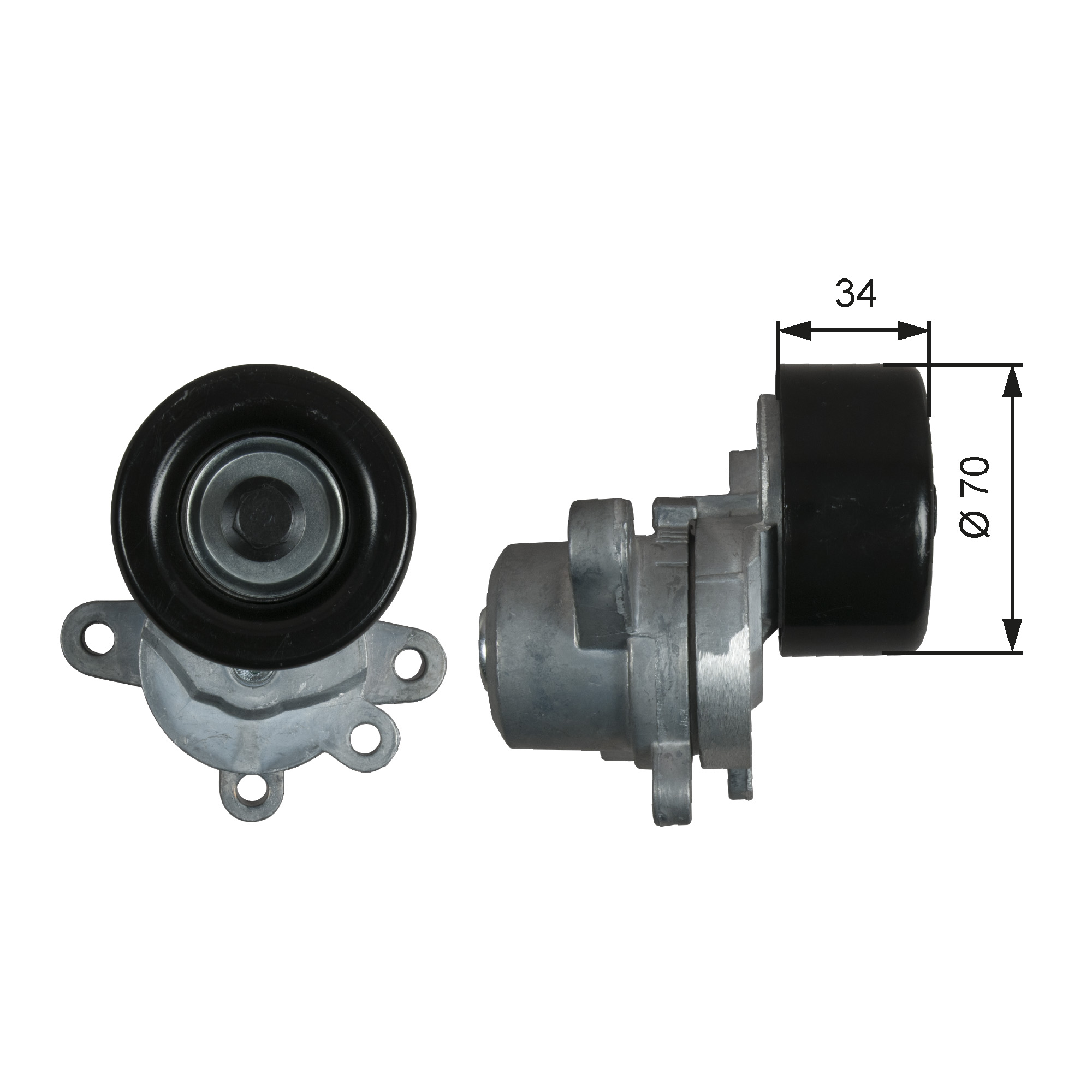 GATES Remstrammer, kilerem t39155 for NISSAN