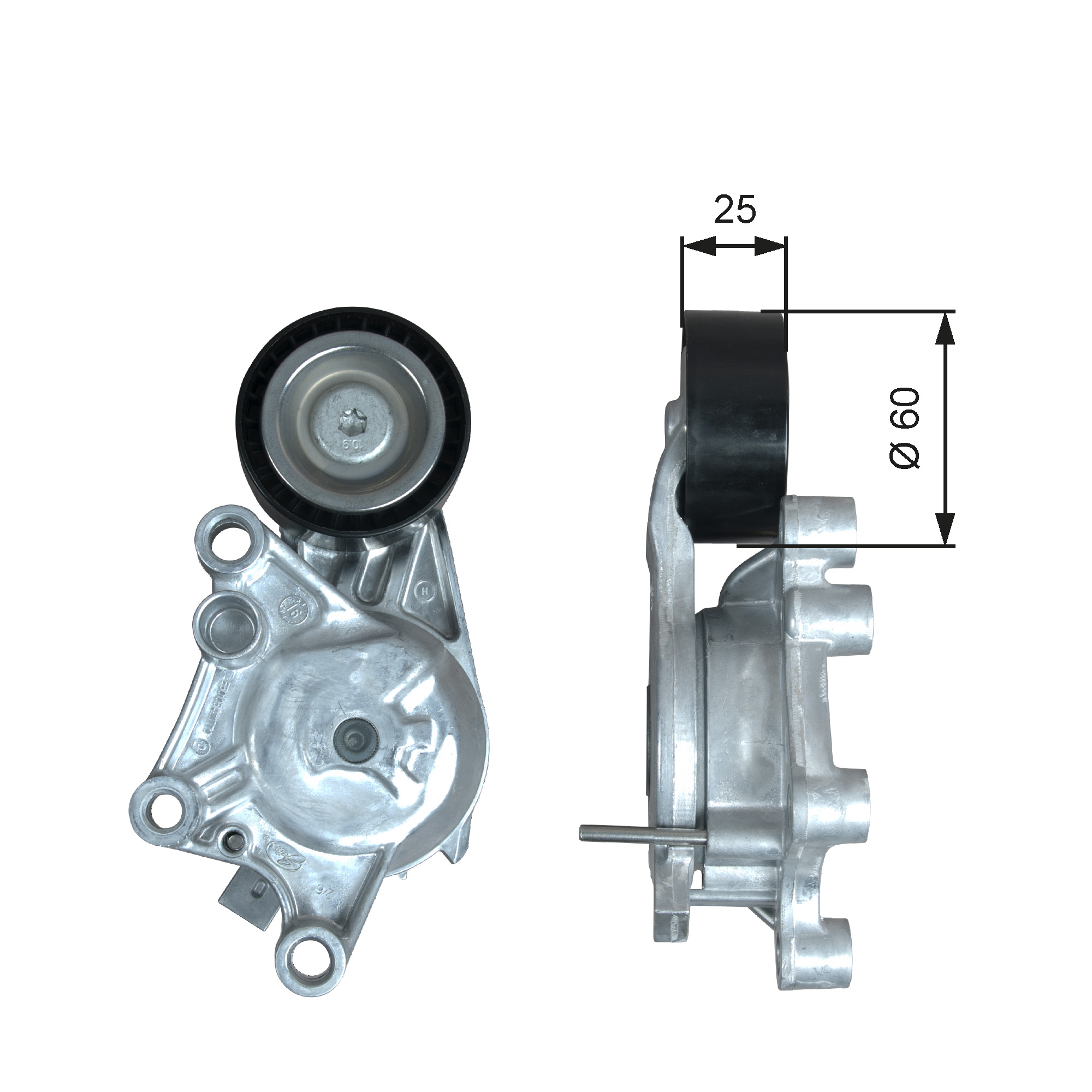 GATES Remstrammer, kilerem t39374 for VAUXHALL DS PEUGEOT