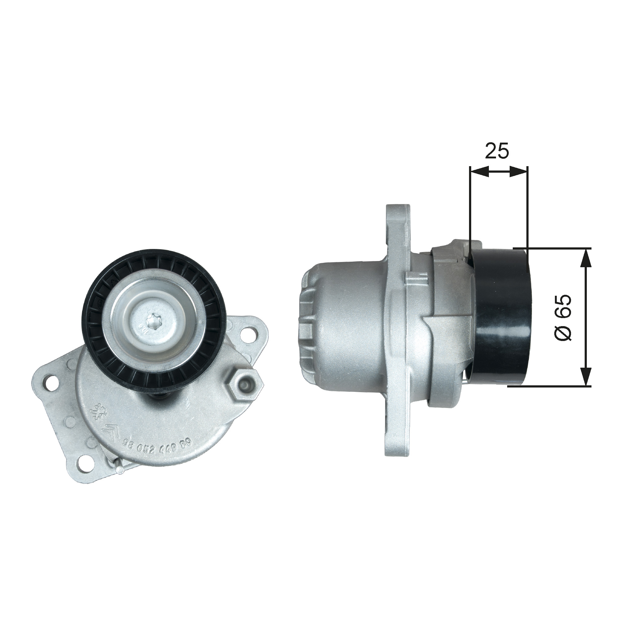 GATES Remstrammer, kilerem t39376 for PEUGEOT VAUXHALL DS OPEL TOYOTA