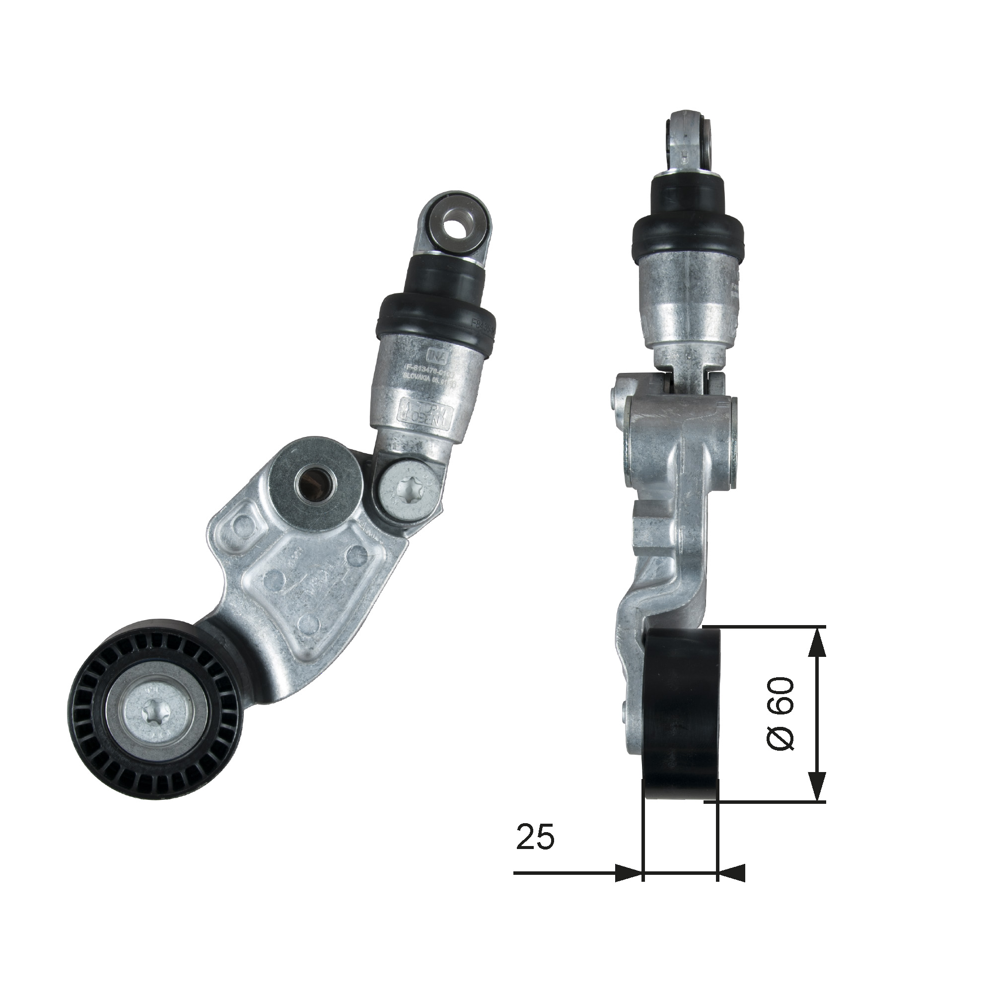 GATES Remstrammer, kilerem t39388 for MAZDA