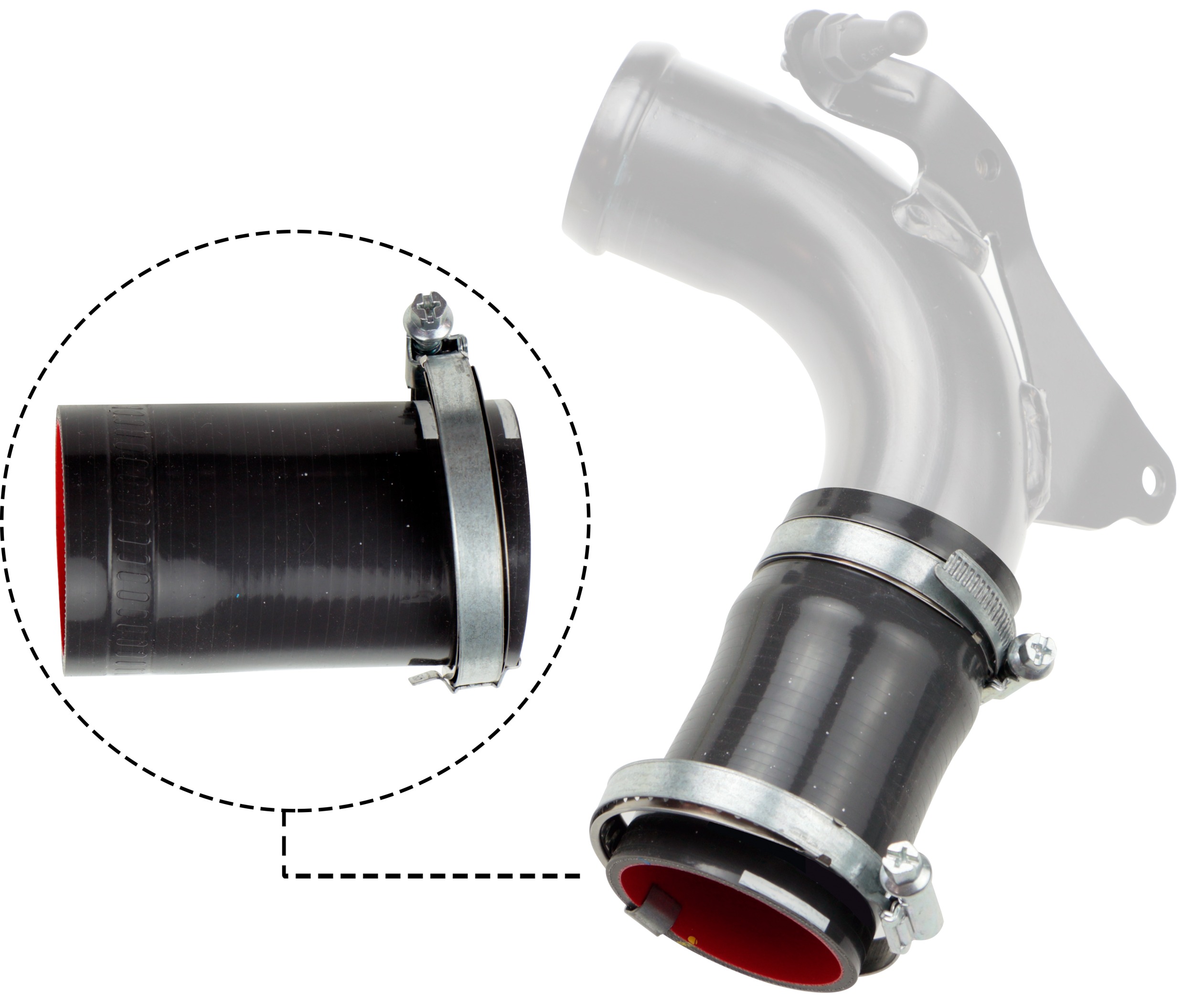 GATES Ladeluftslange 090667 for FORD VOLVO