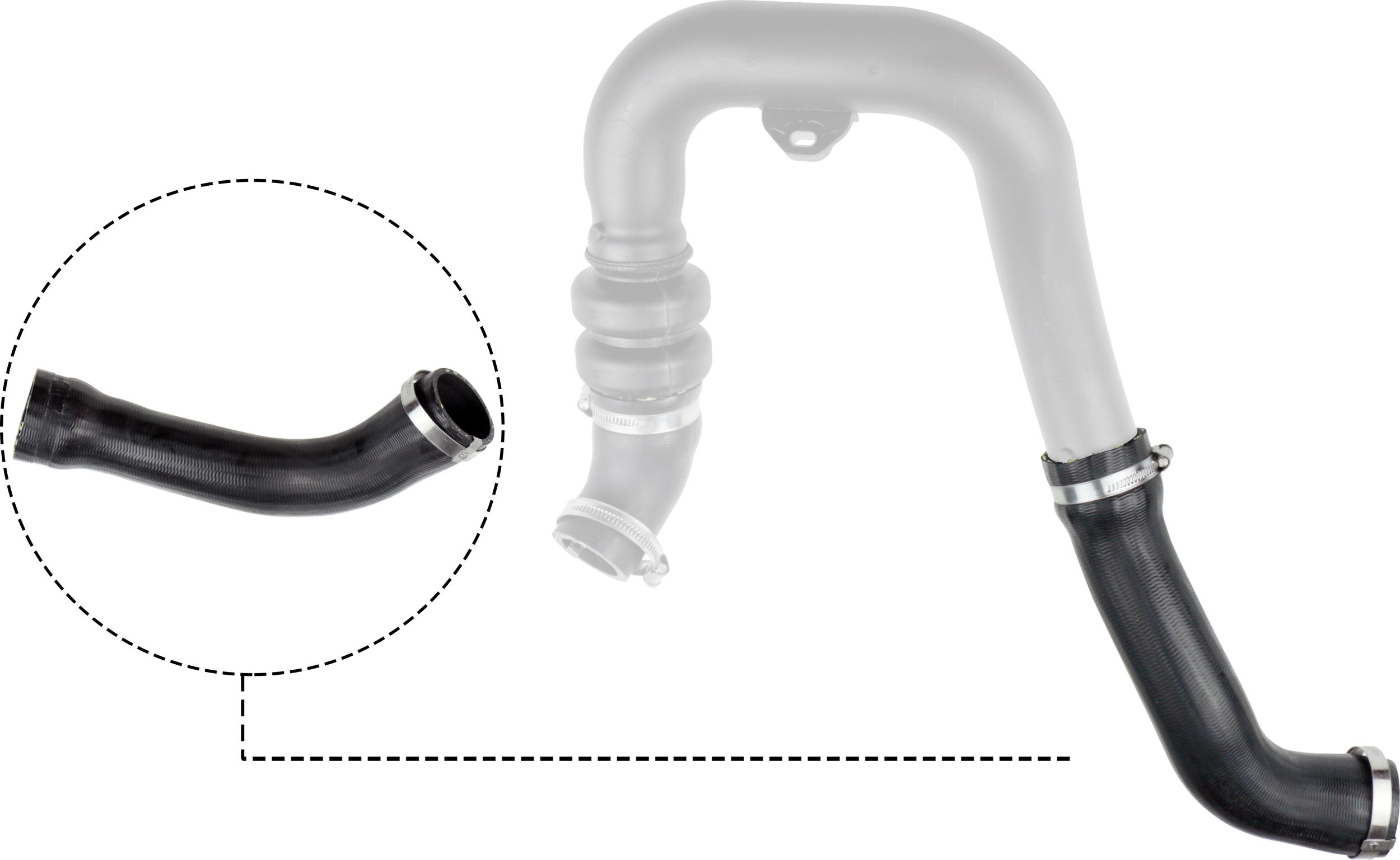 GATES Ladeluftslange 090934 for FORD USA FORD ASIA & OCEANIA