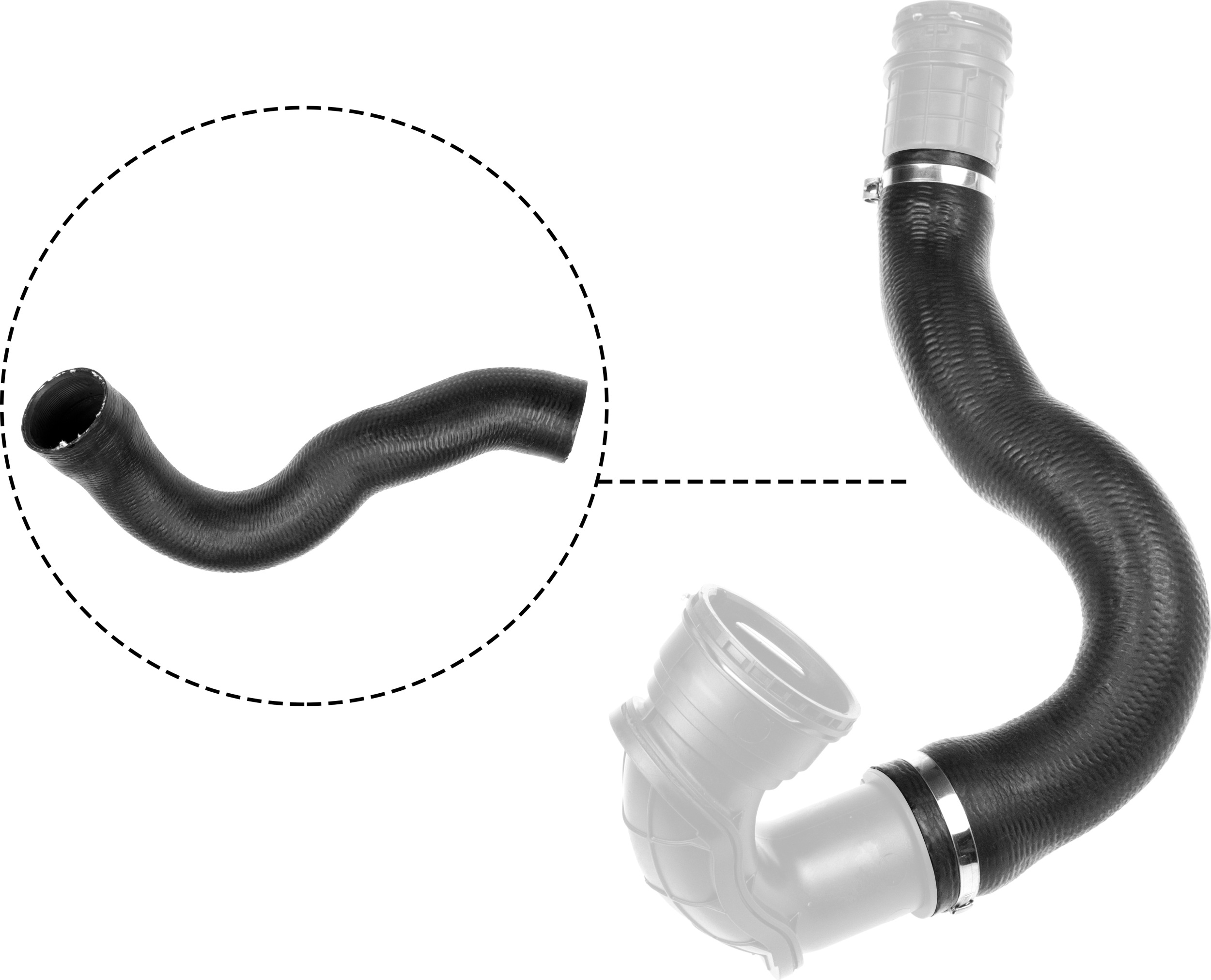 GATES Ladeluftslange 091181 for VAUXHALL
