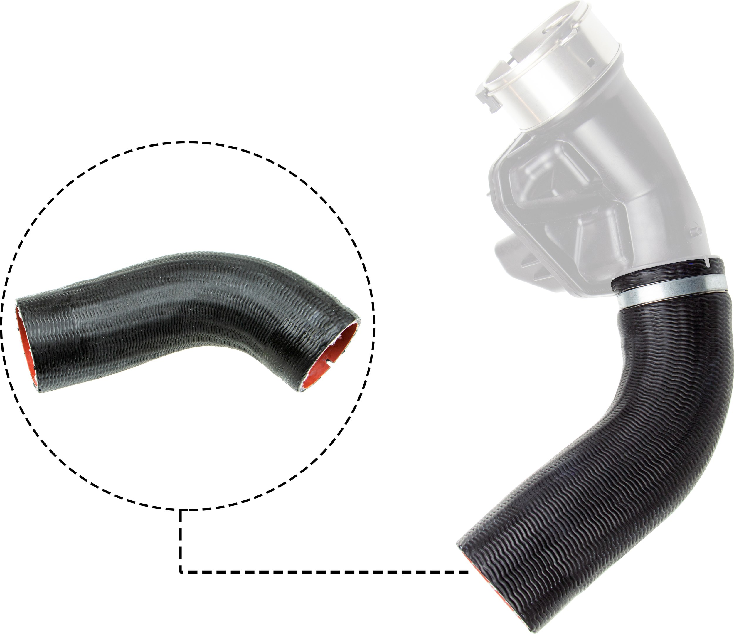 GATES Ladeluftslange 091241 for VOLVO ASIA