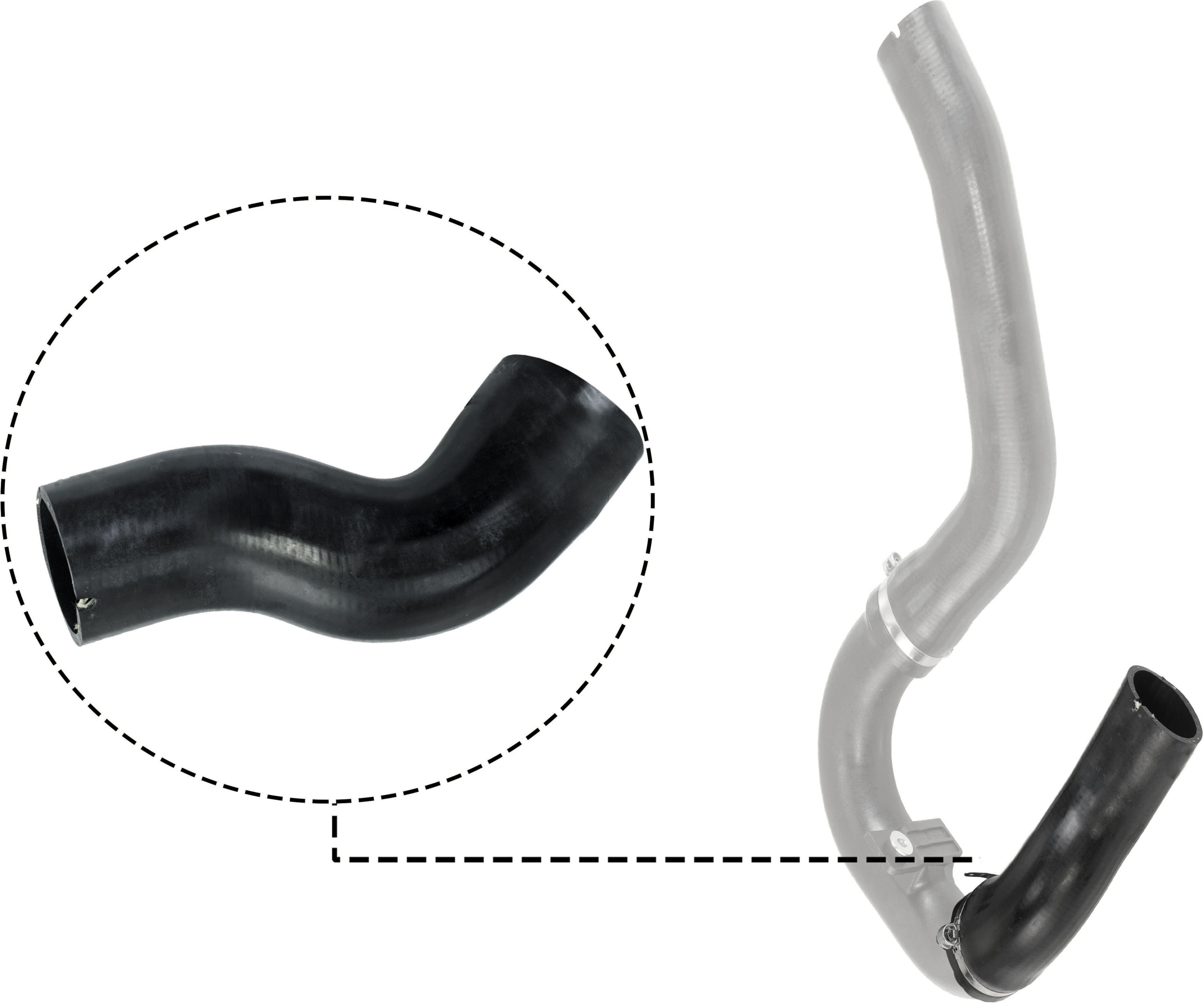 GATES Ladeluftslange 091293 for FIAT