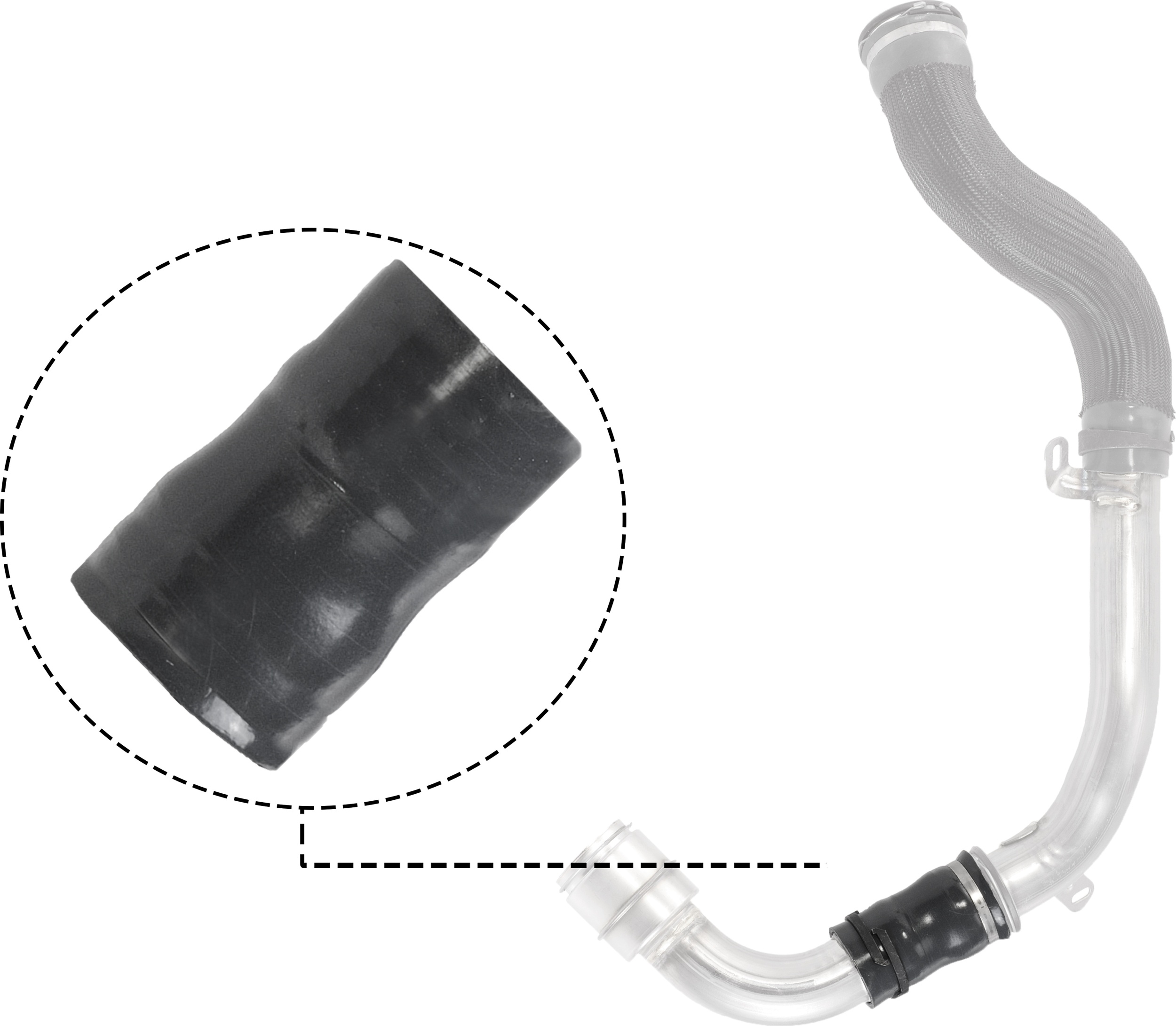 GATES Ladeluftslange 091298 for RENAULT