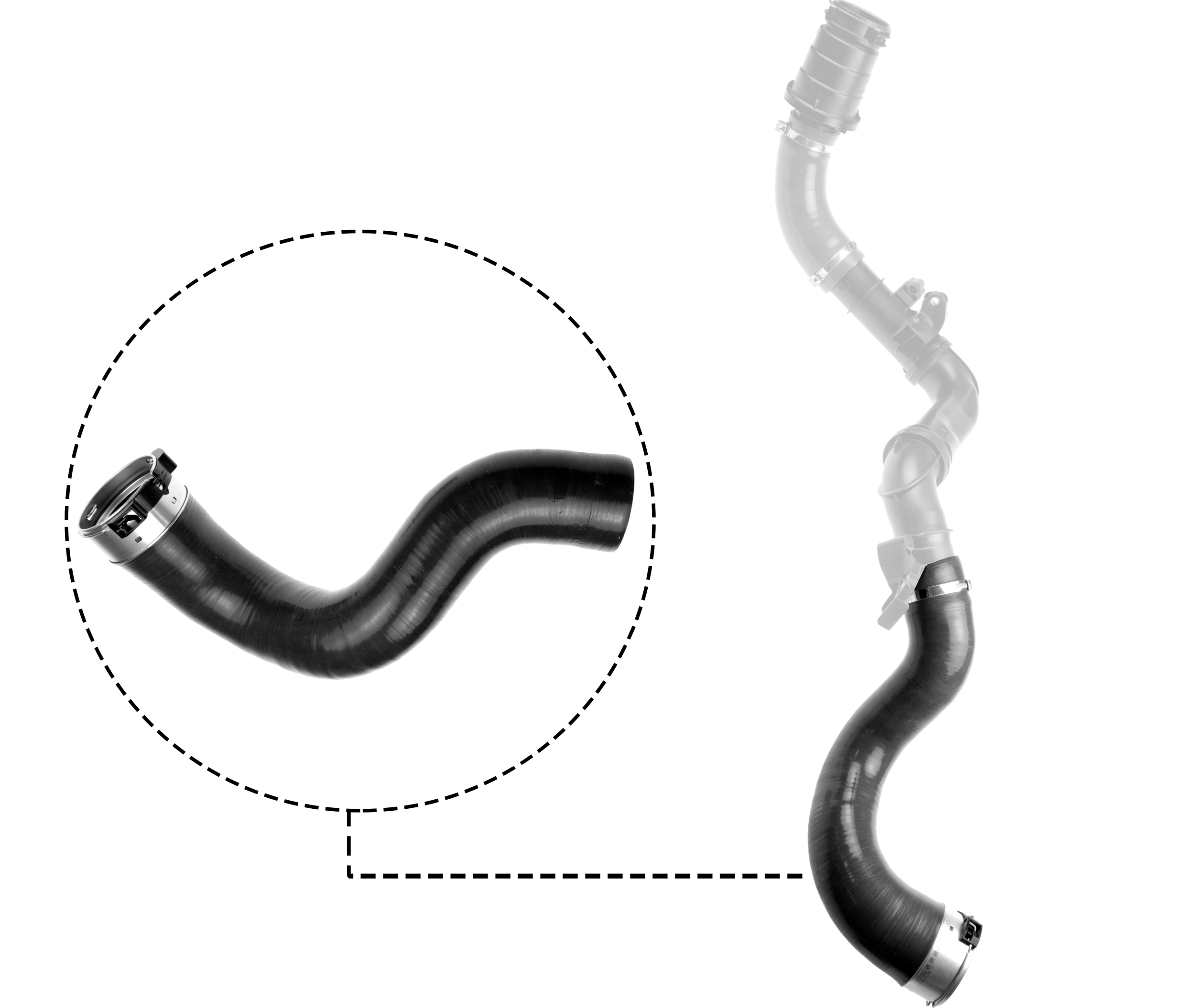 GATES Ladeluftslange 091301 for VAUXHALL RENAULT