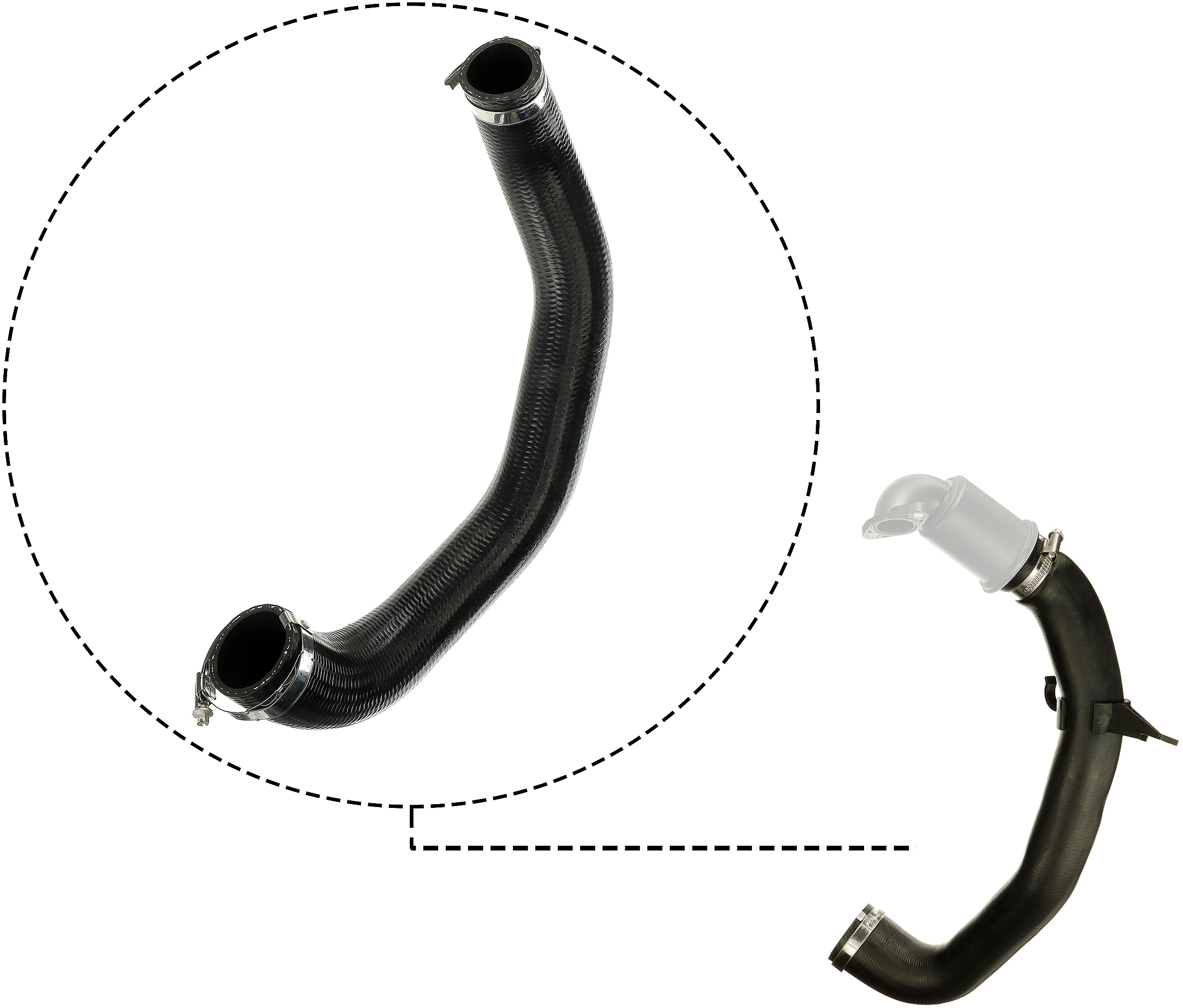 GATES Ladeluftslange 091692 for FORD