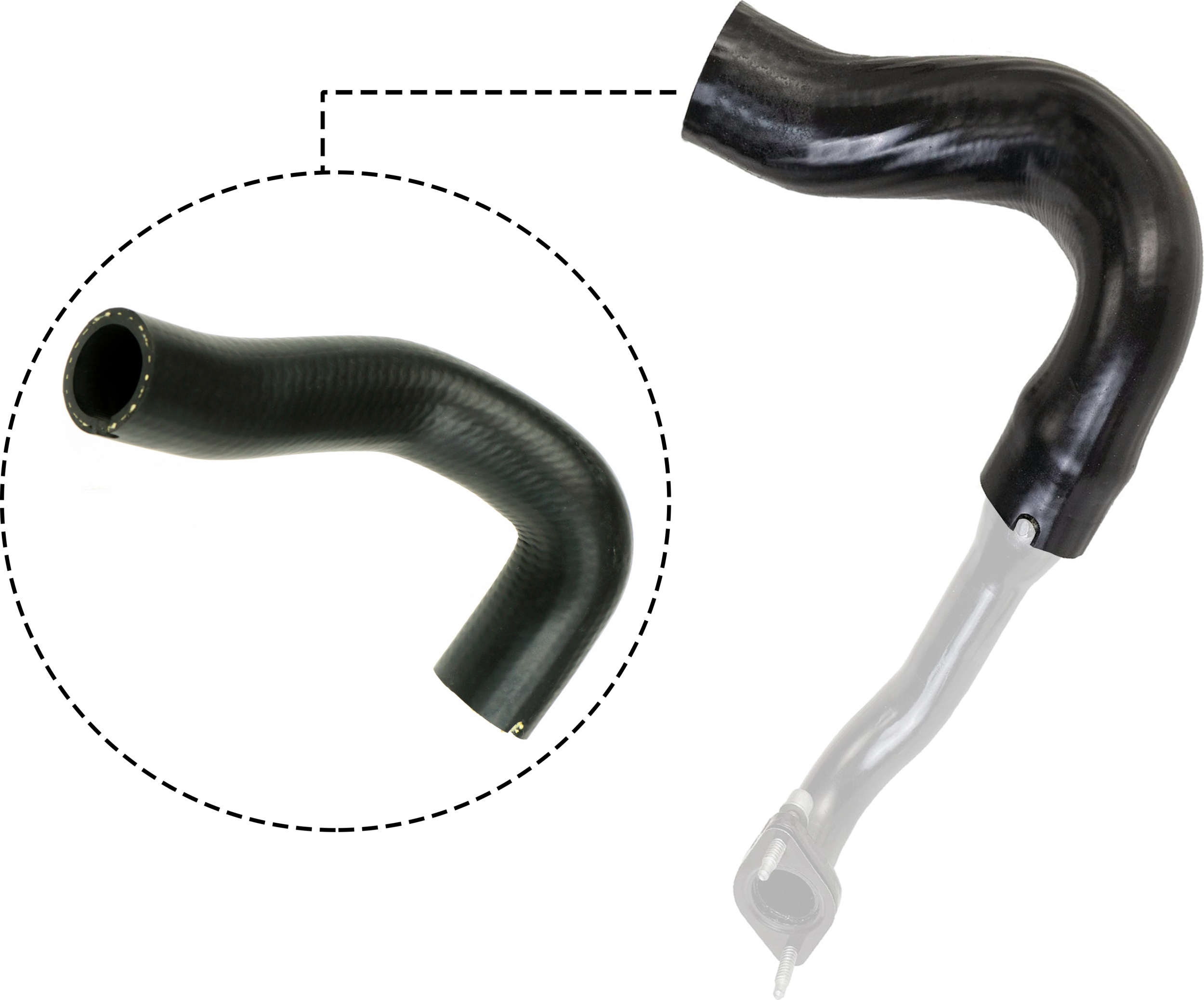 GATES Ladeluftslange 090064 for FIAT