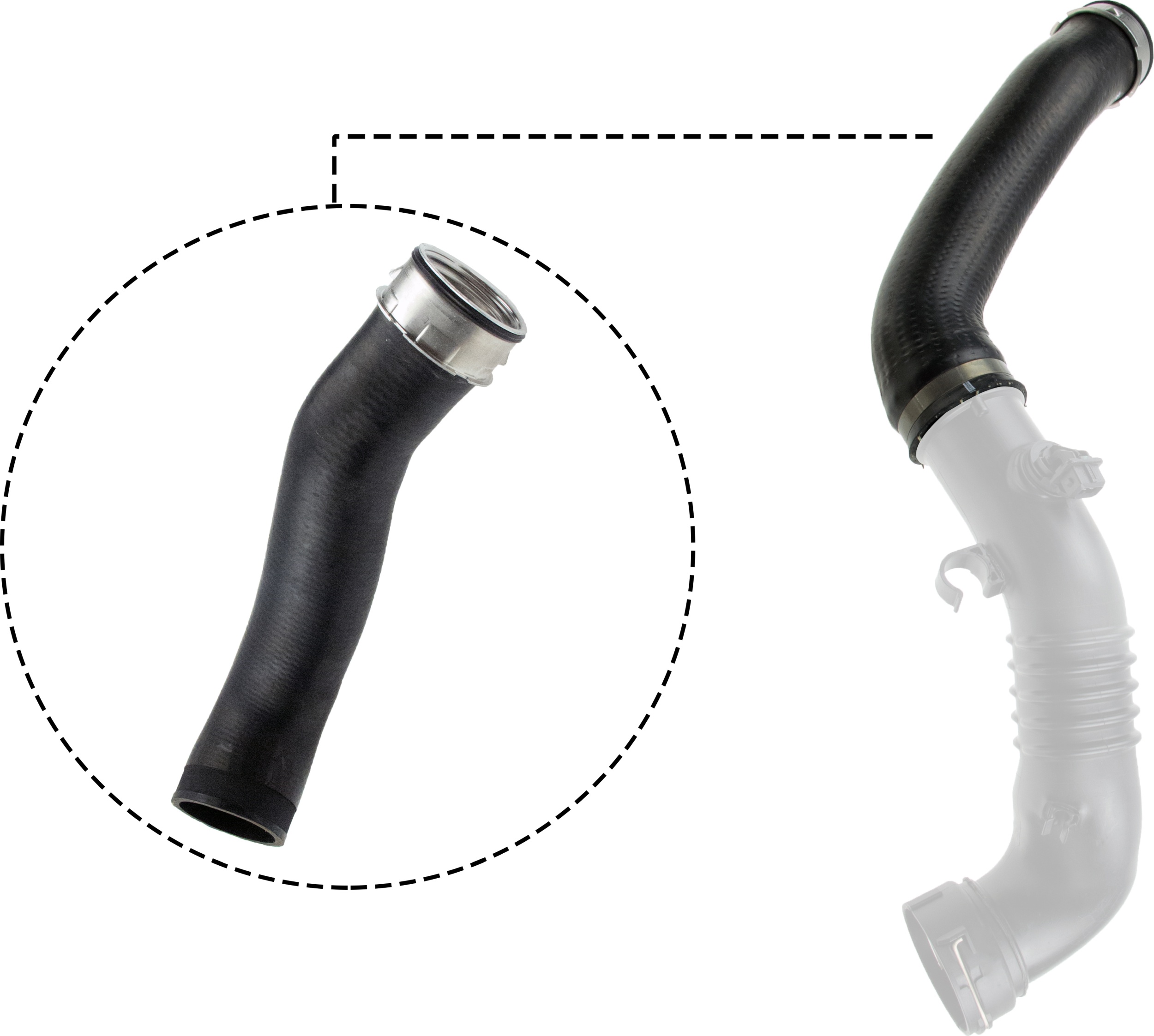 GATES Ladeluftslange 090182 for BMW