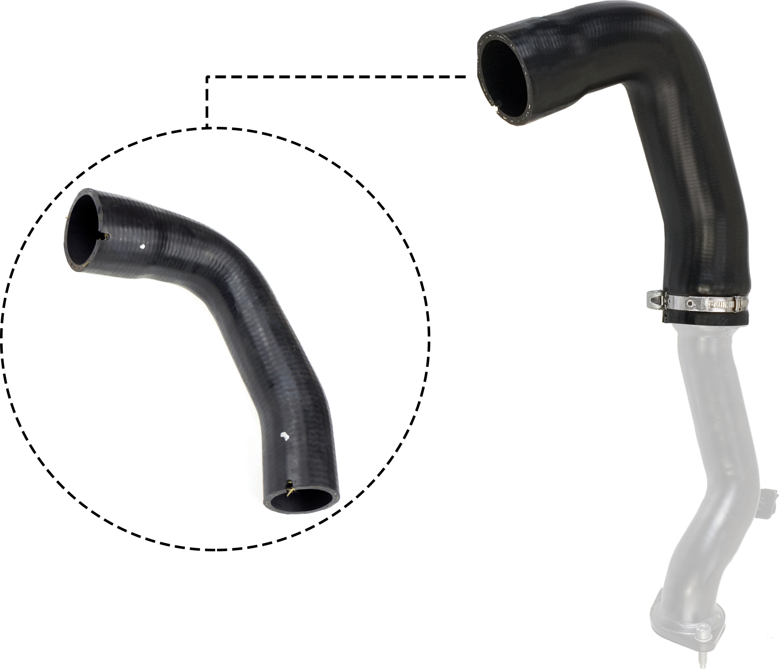 GATES Ladeluftslange 090469 for FIAT