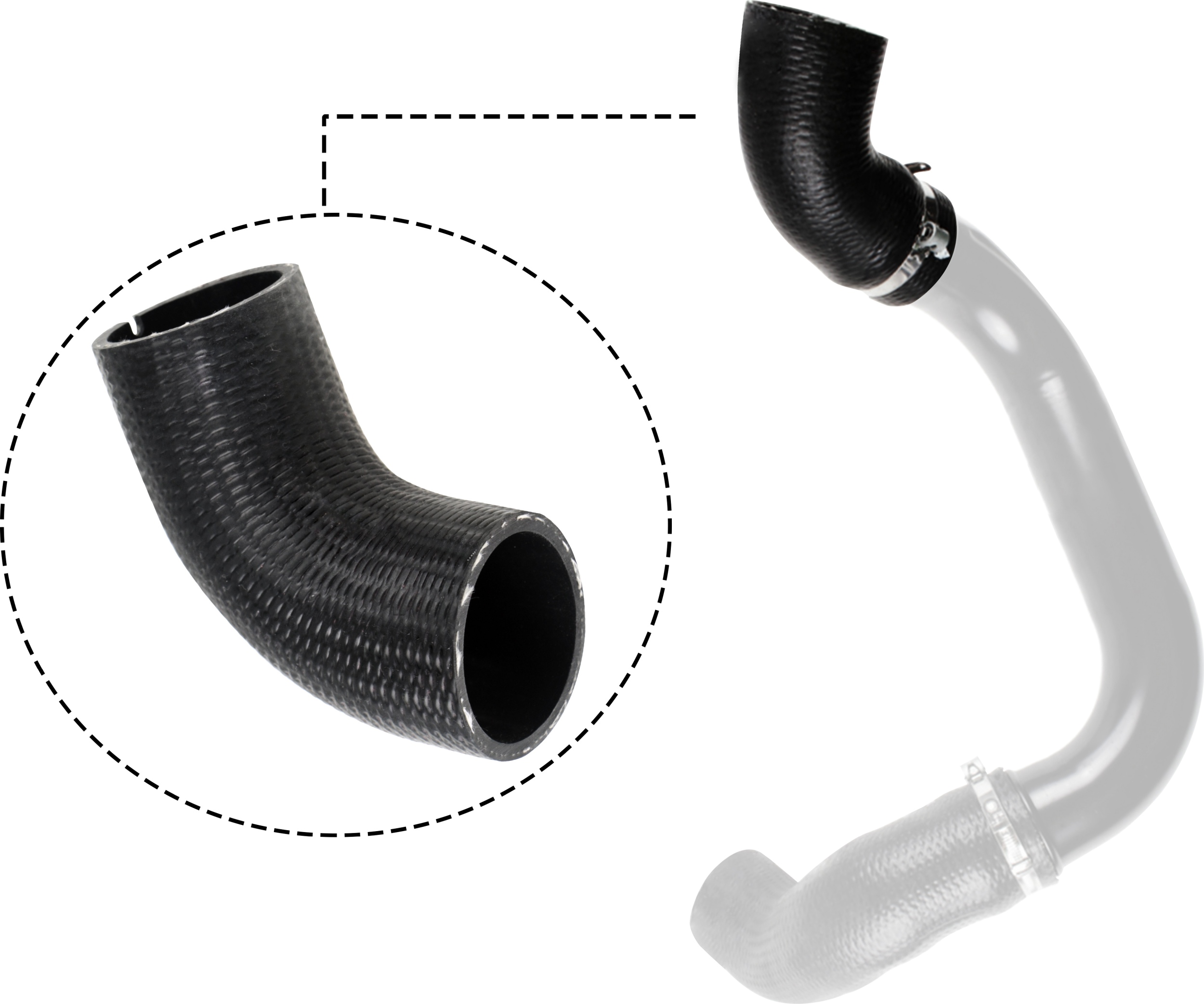 GATES Ladeluftslange 090499 for FIAT
