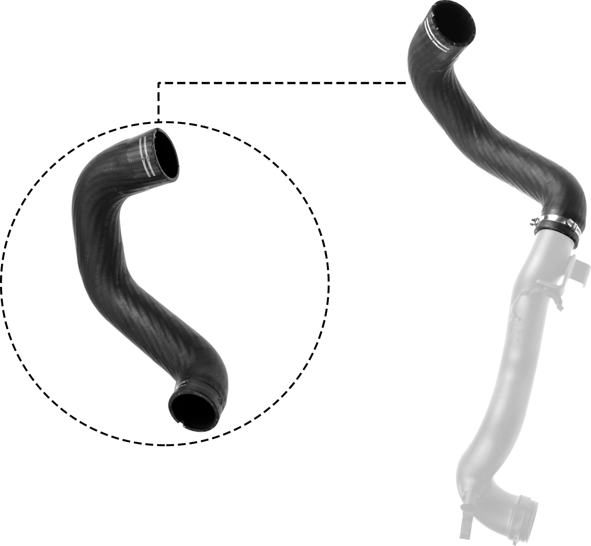 GATES Ladeluftslange 090514 for ALFA ROMEO