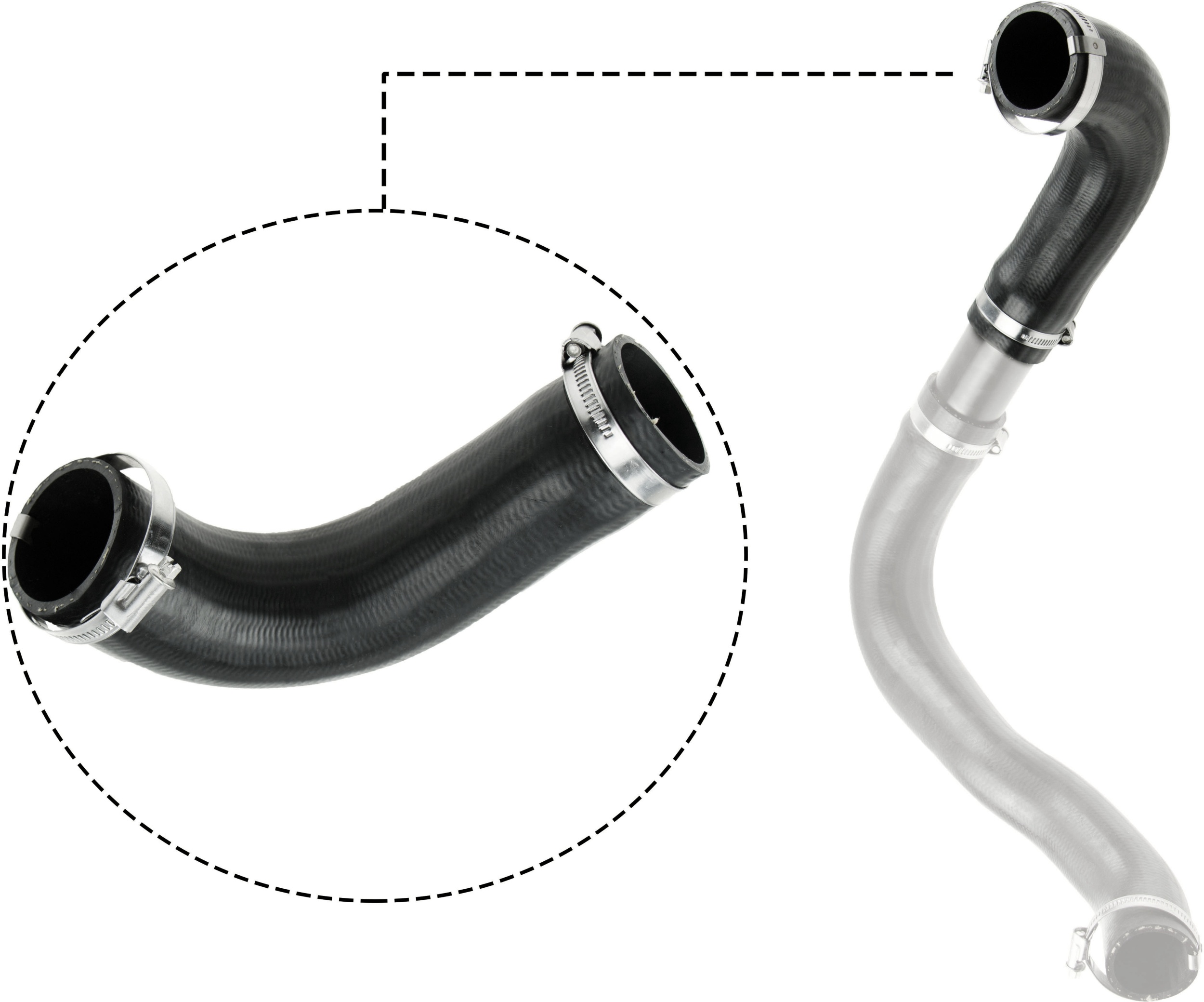 GATES Ladeluftslange 090620 for FORD