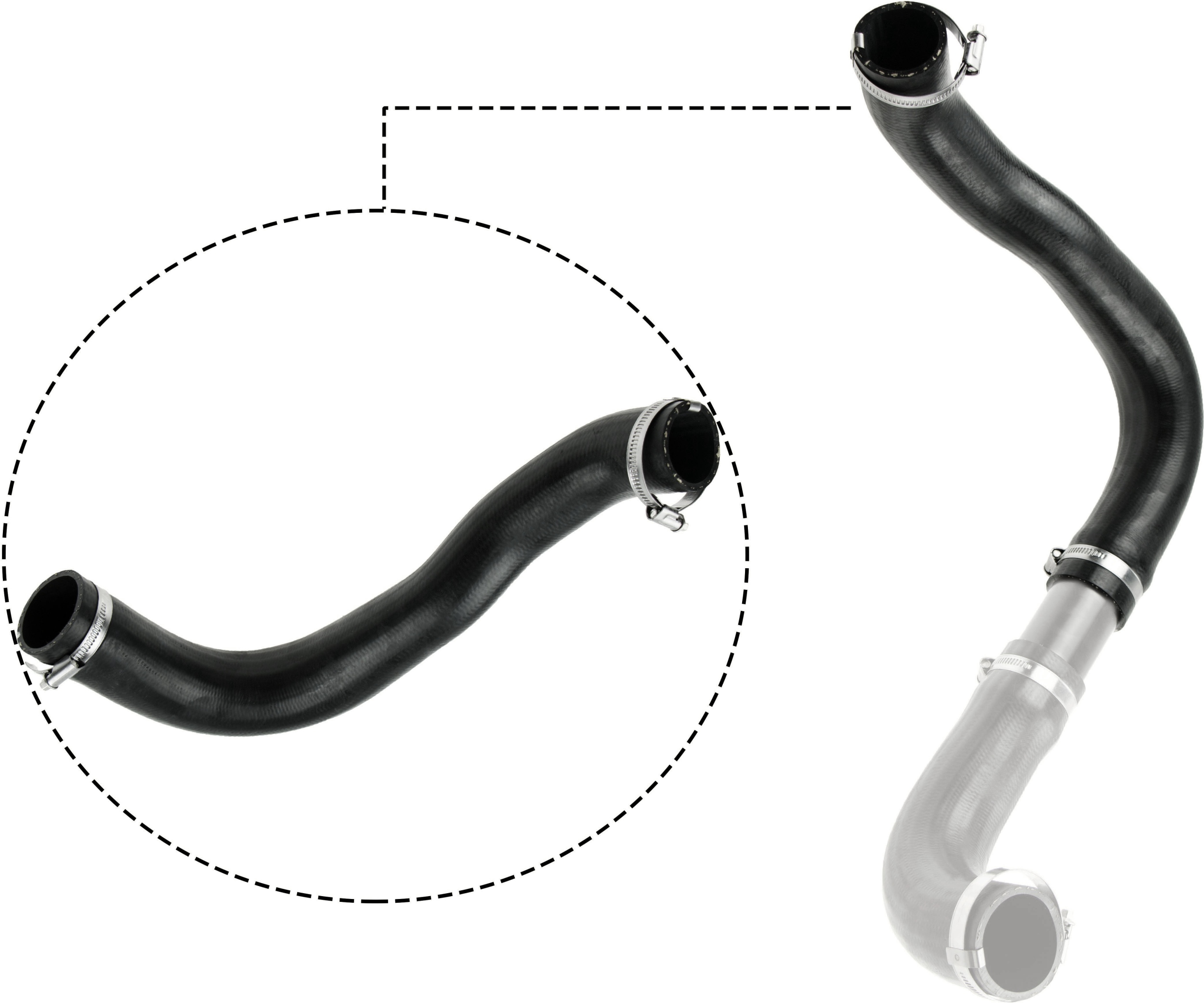 GATES Ladeluftslange 090621 for FORD
