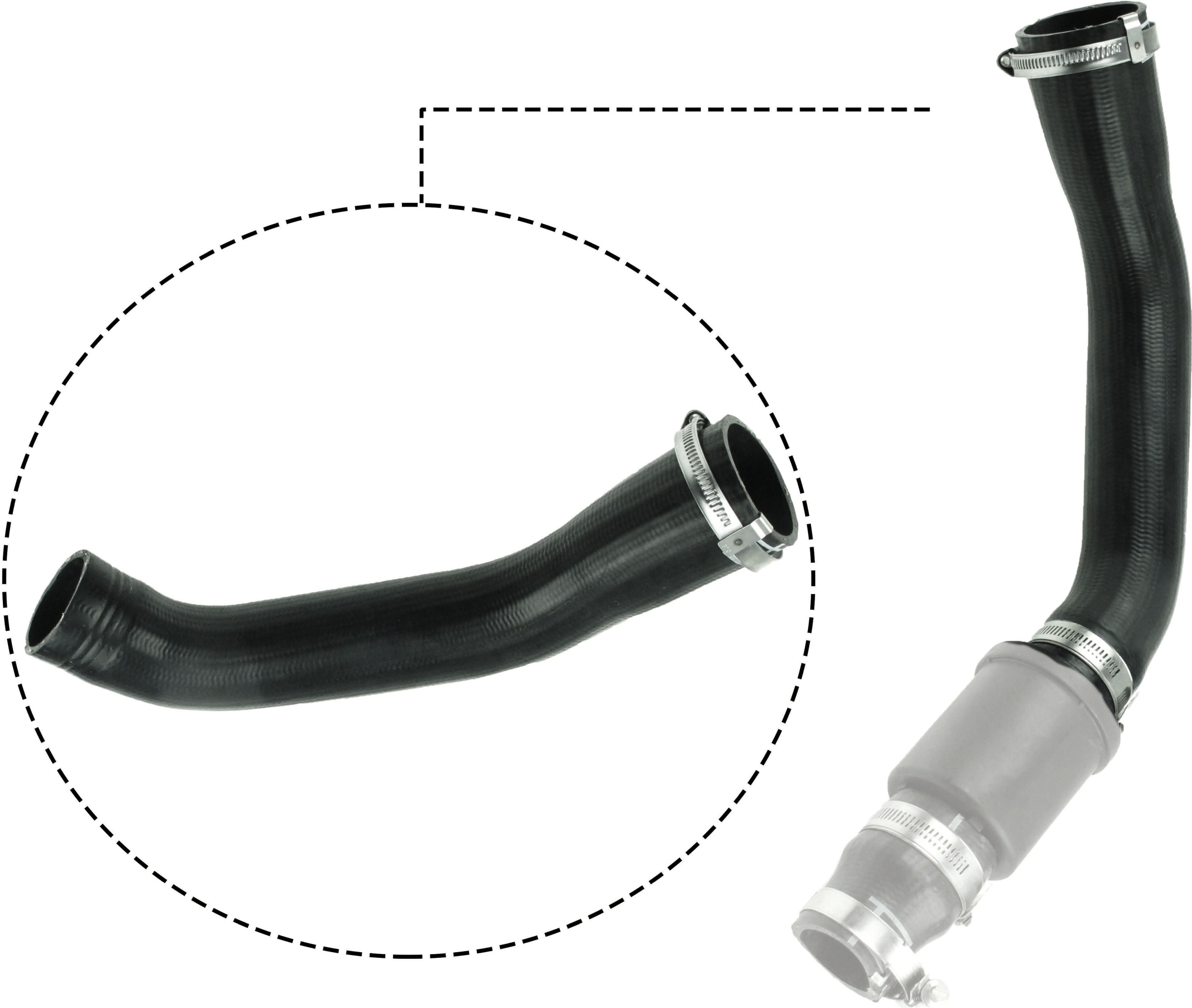 GATES Ladeluftslange 090631 for FORD