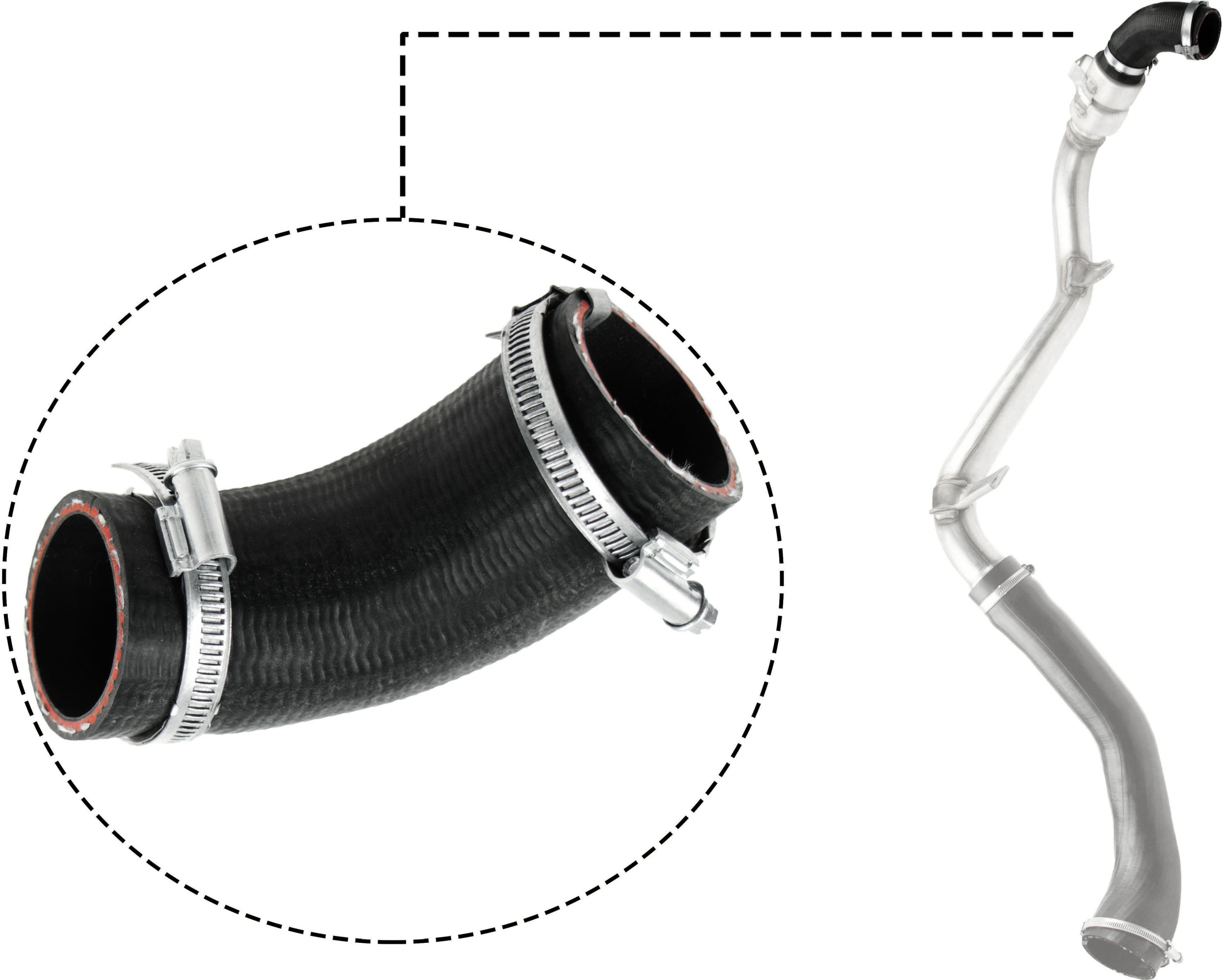 GATES Ladeluftslange 090637 for FORD