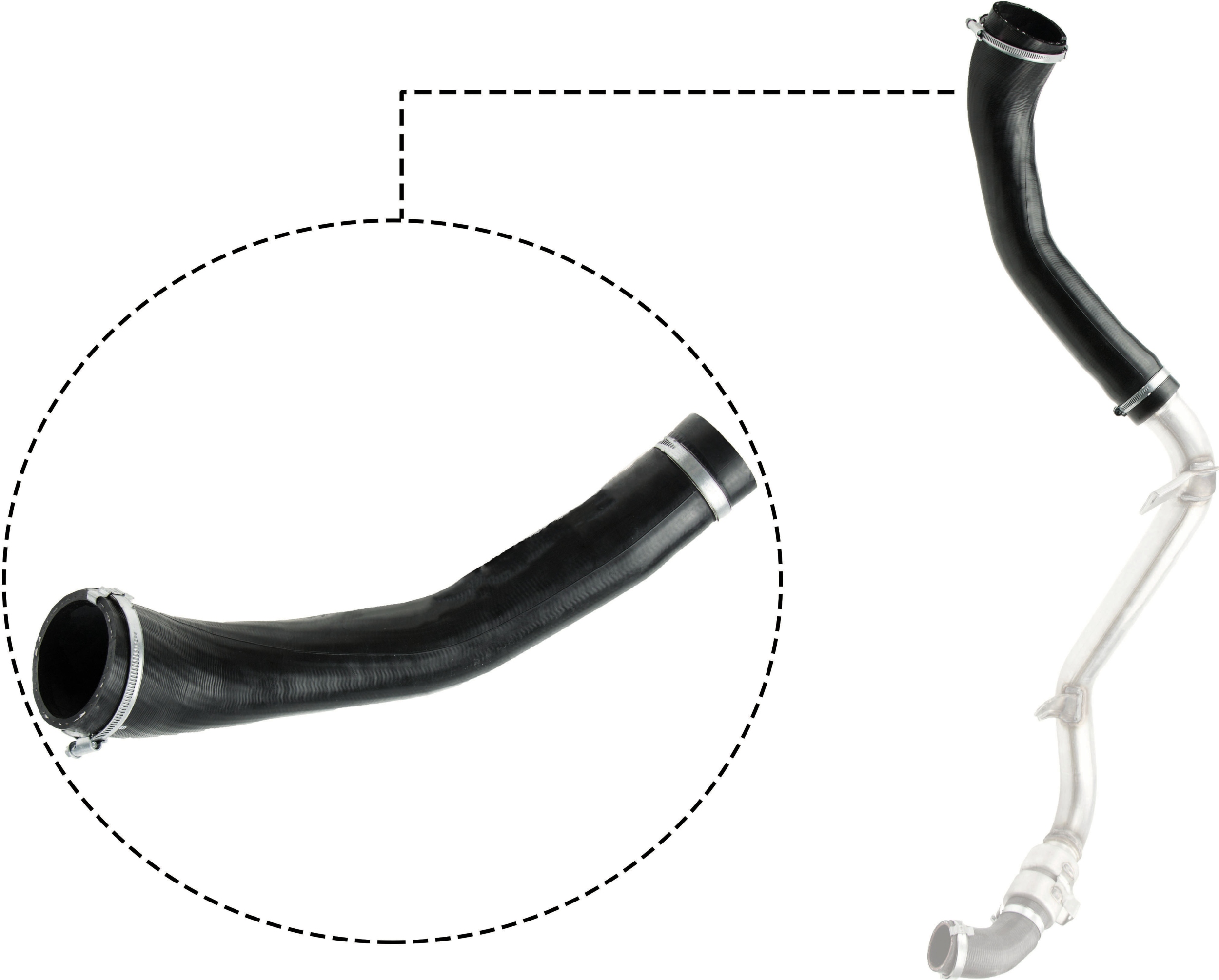 GATES Ladeluftslange 090638 for FORD