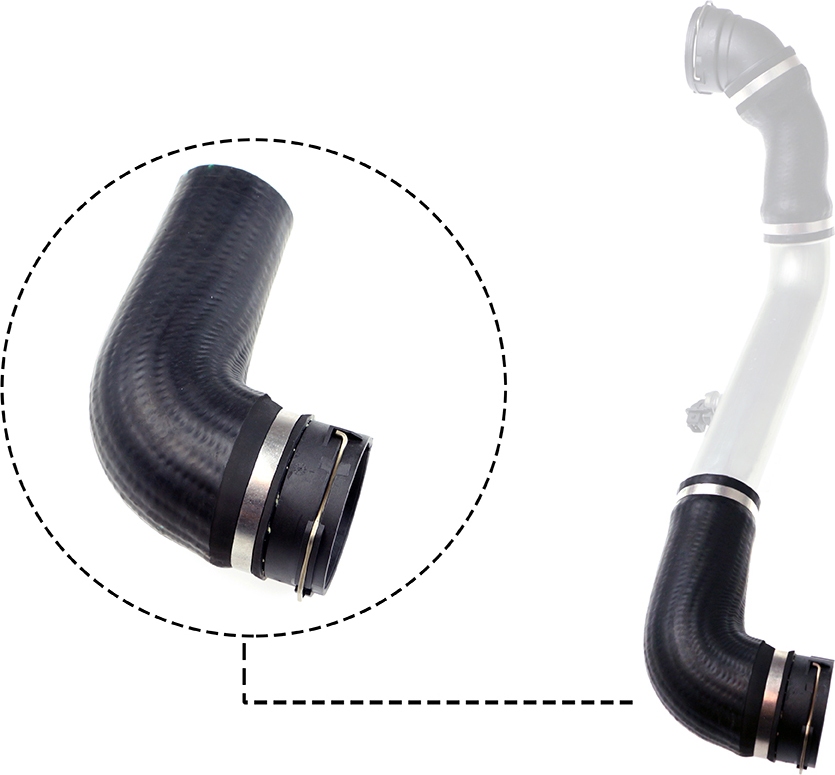 GATES Ladeluftslange 090737 for BMW