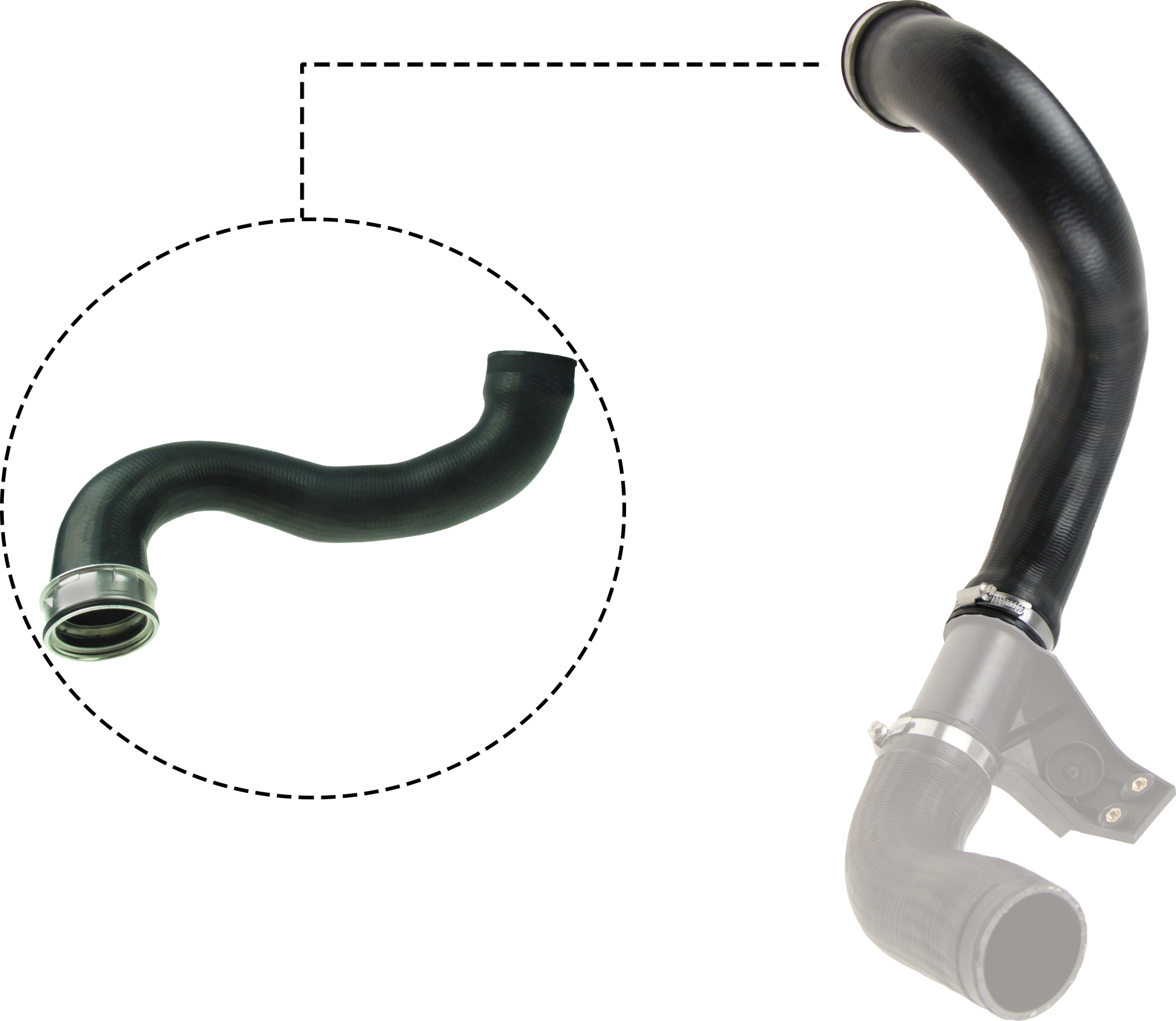 GATES Ladeluftslange 090829 for DODGE MERCEDES-BENZ