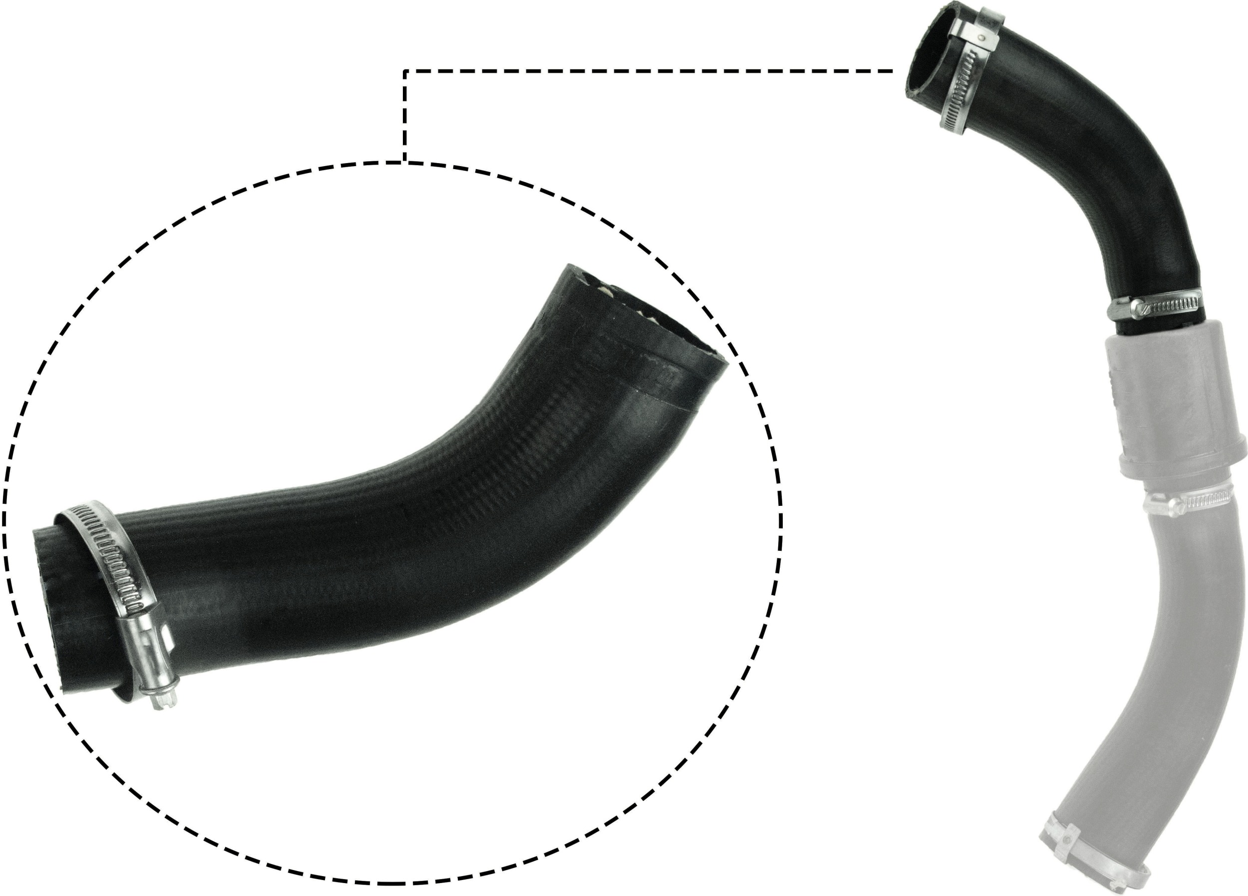GATES Ladeluftslange 090632 for FORD