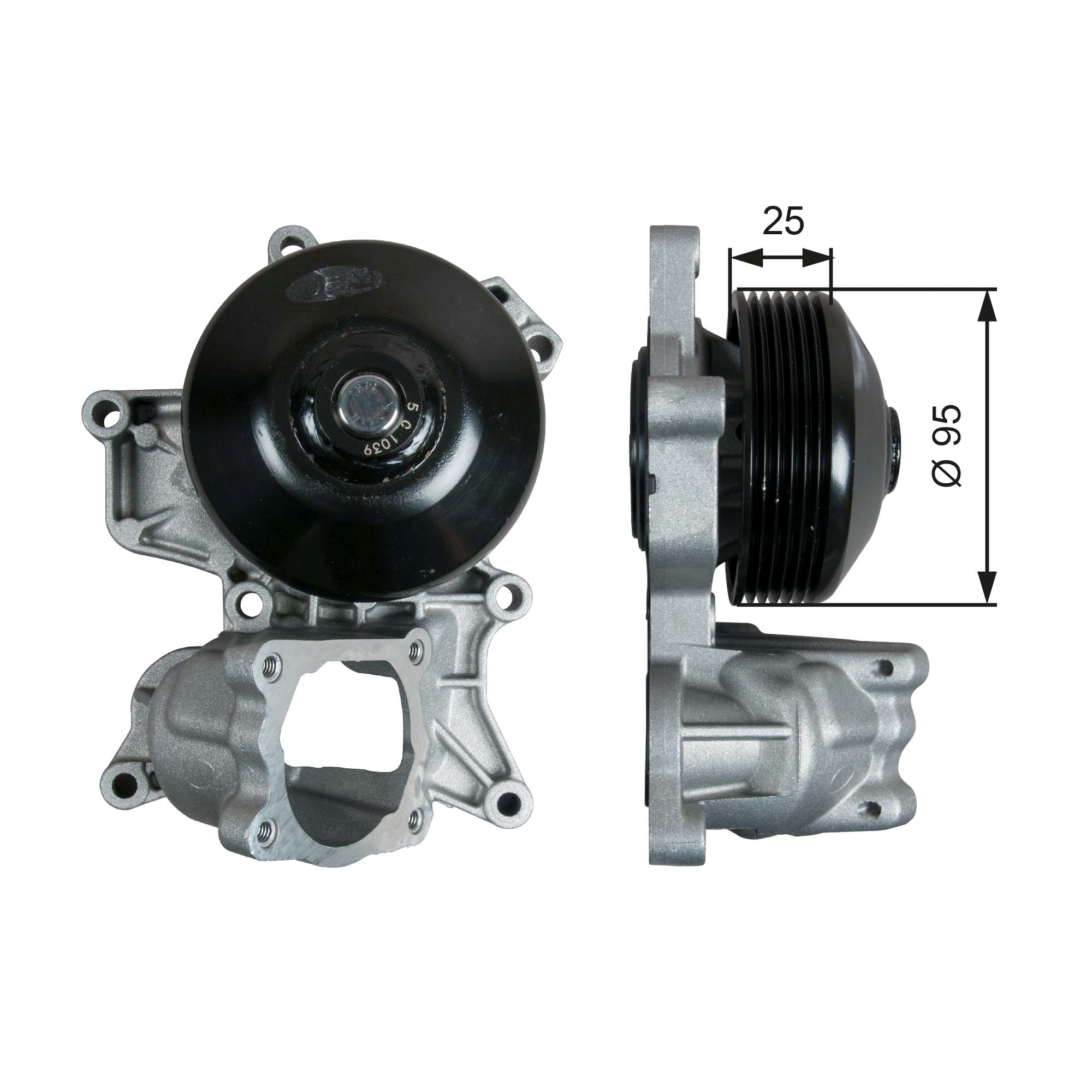 GATES Vandpumpe wp0121 for BMW